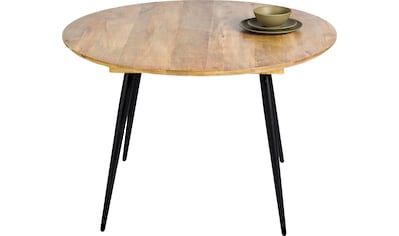 TOM TAILOR Esstisch »T-SOHO TABLE ROUND«, runder Esstisch, Platte aus Mangoholz, Beine... kaufen