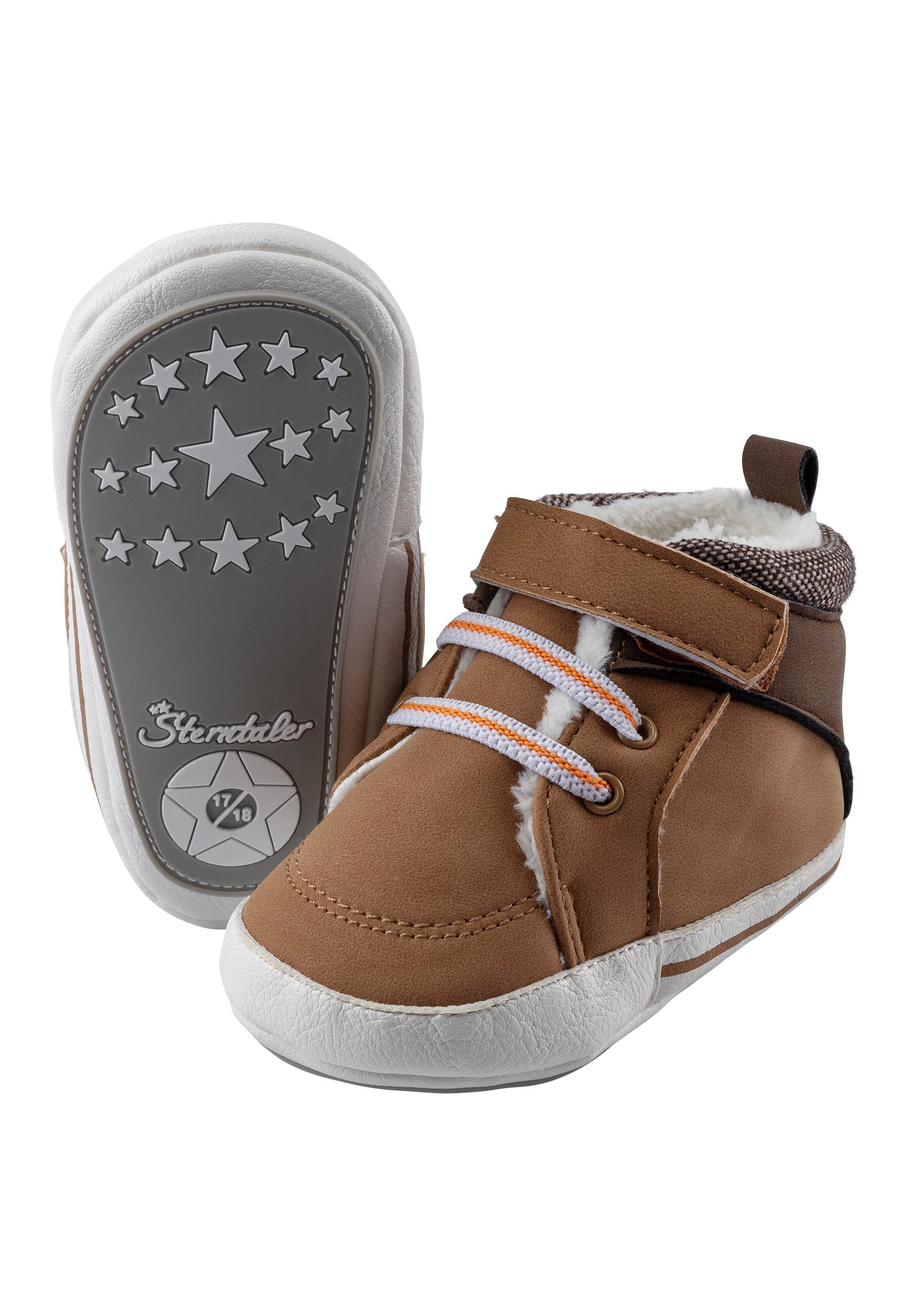 Sterntaler® Hausschuh »Babyschuh Materialmix«