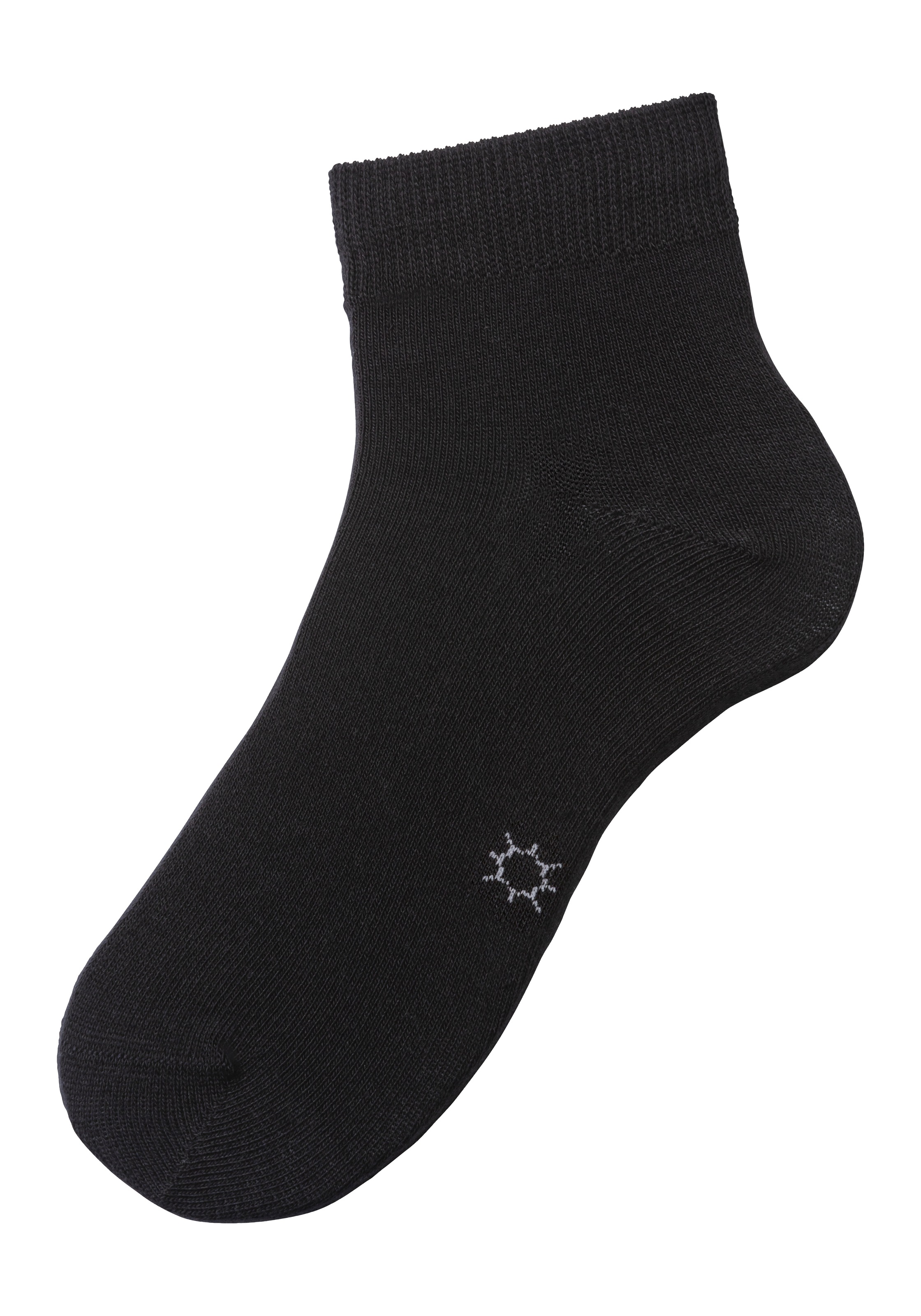 H.I.S Kurzsocken, (Packung, 10 Paar), mit eingestrickten Symbolen