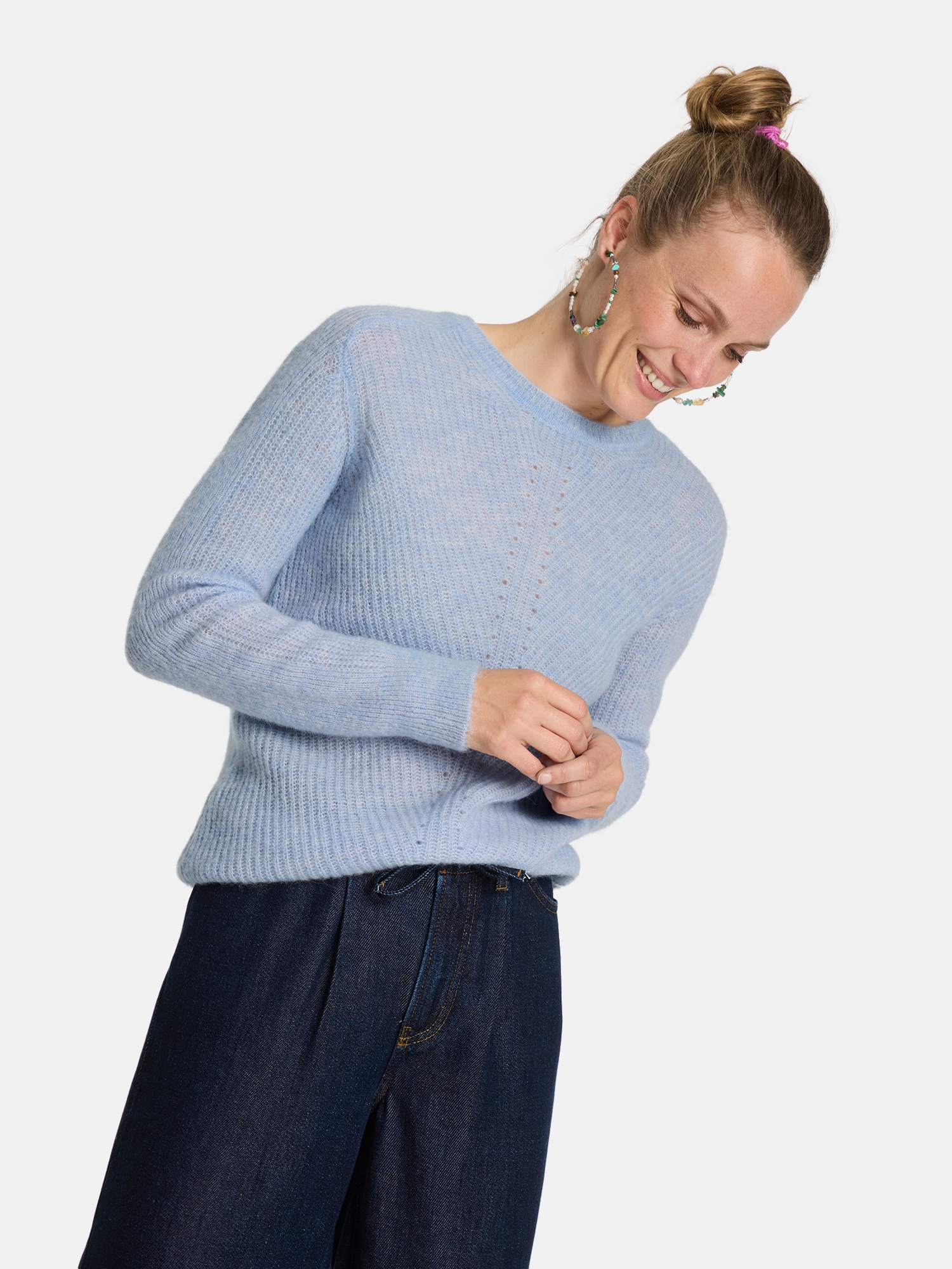 Lieblingsstück Strickpullover »Babro« mit Alpakawolle