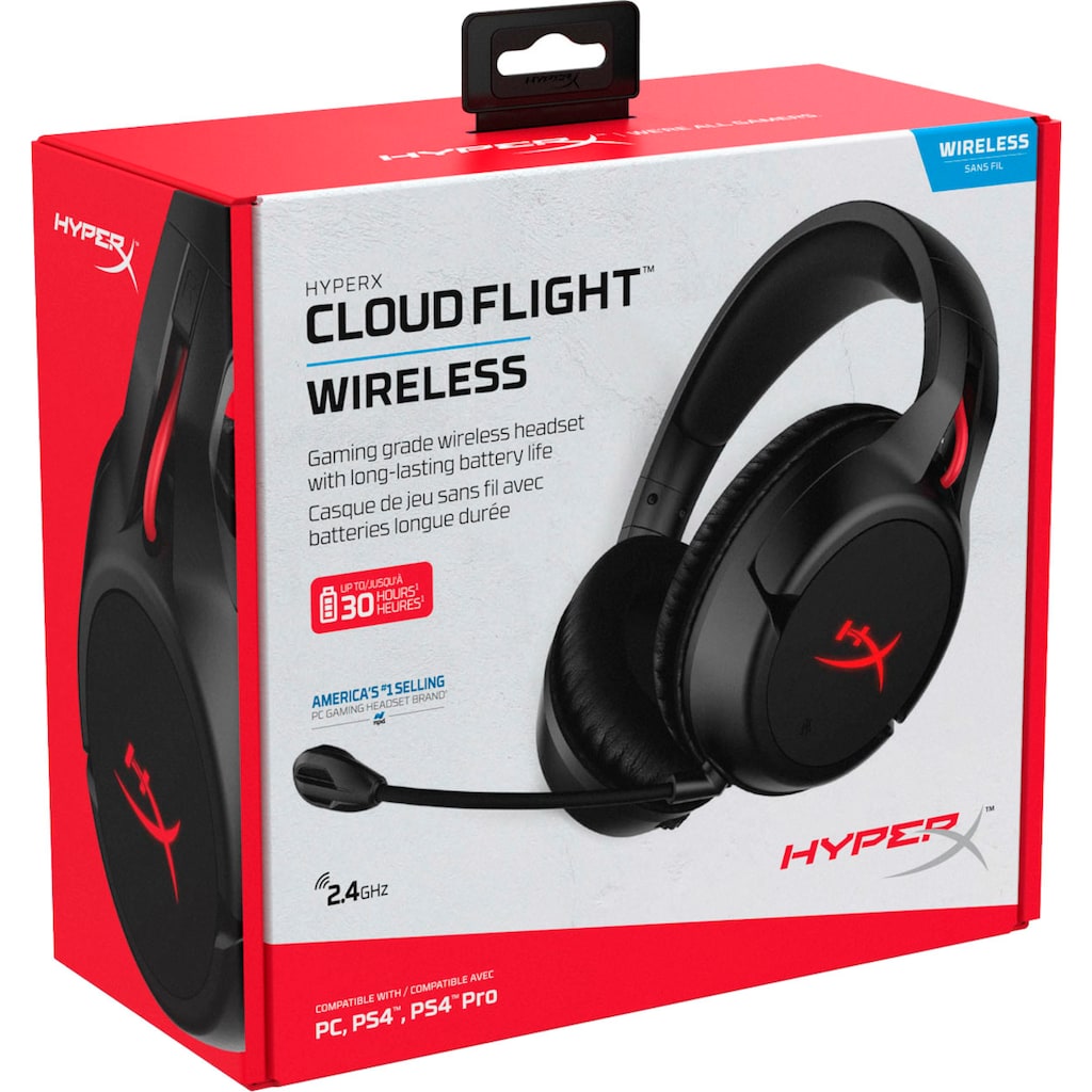 HyperX Gaming-Headset »Cloud Flight Wireless«, Rauschunterdrückung