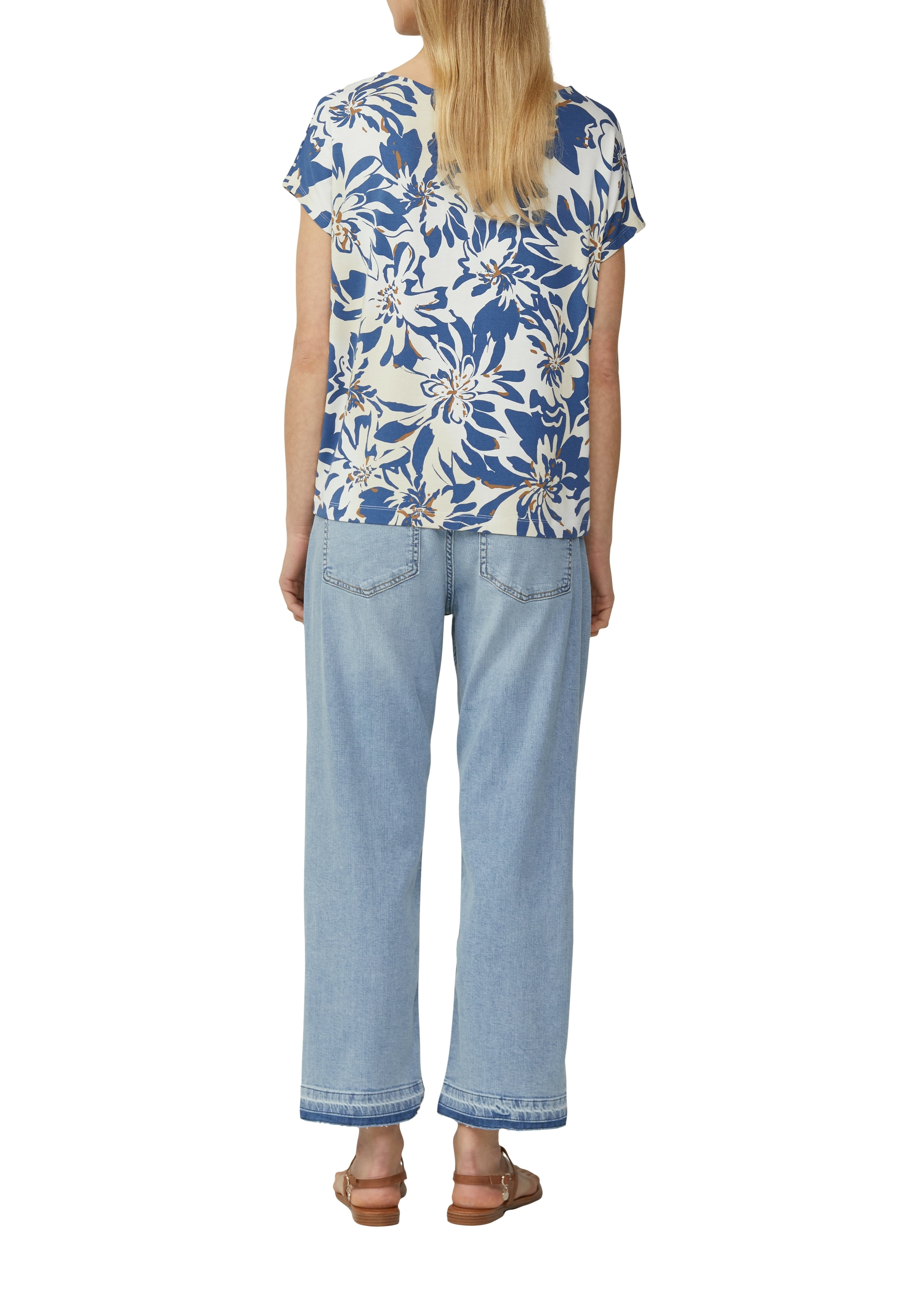 s.Oliver T-Shirt, mit All-Over Print