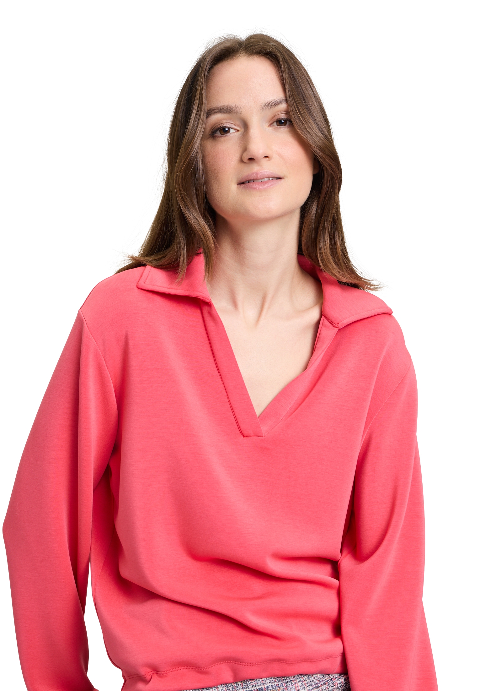 Betty&Co Sweatshirt »Sweatshirt mit Kragen«