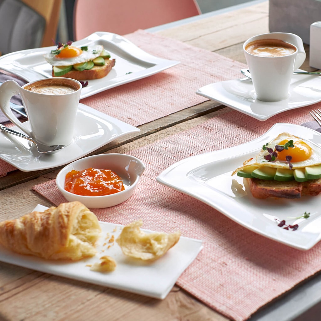 Villeroy & Boch Geschirr-Set »Kaffee Set NewWave 12er Set weiß«