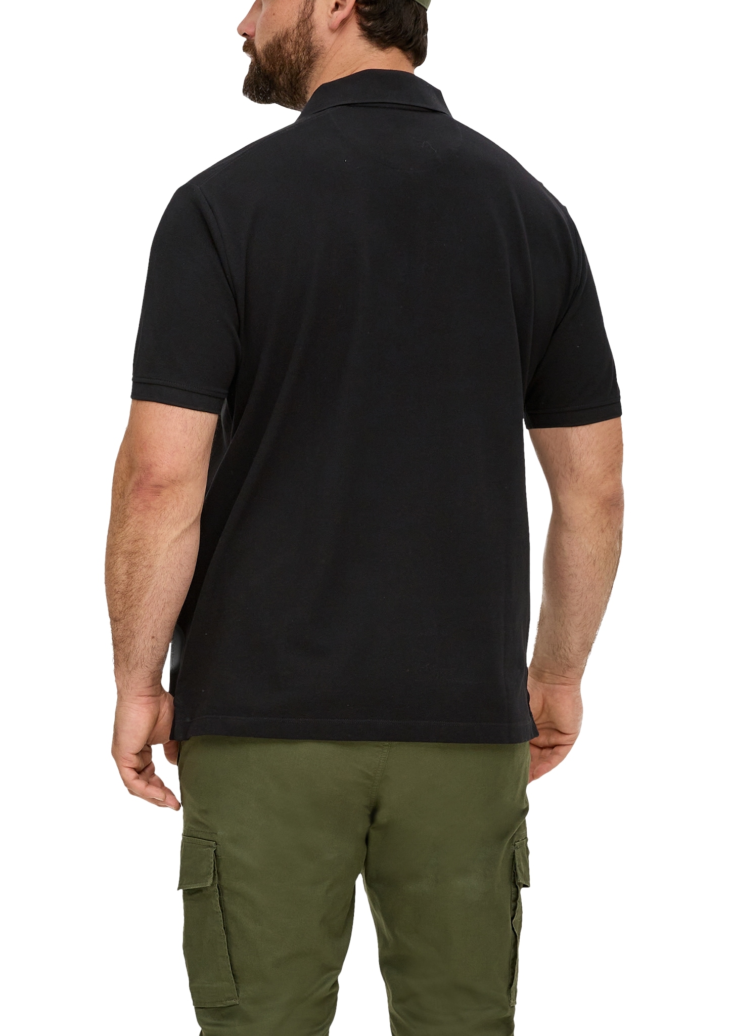 s.Oliver Men Big Sizes Poloshirt Kurzarm-Polo aus Baumwolle - Große Größen