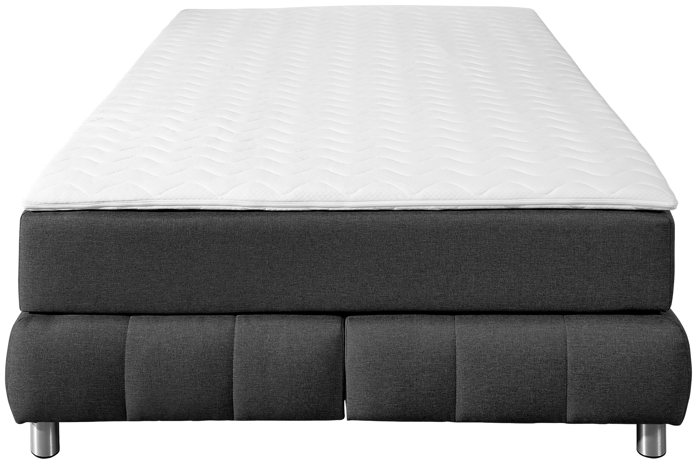 andas Boxspringbett »Salo«, Ohne Kopfteil, inkl. Topper, auch in Überlänge 220 cm