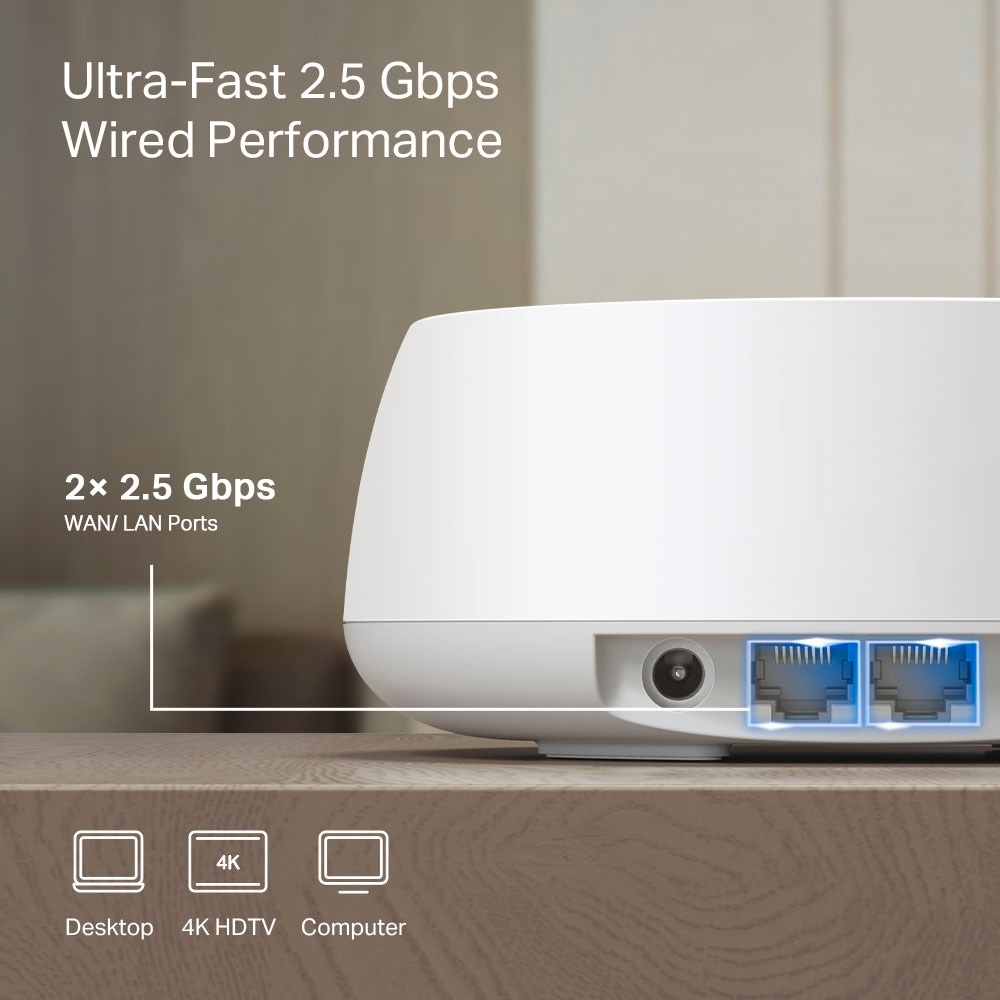 TP-Link Access Point »Deco BE25(2-pack) BE3600 Whole Home Mesh Wi-Fi 7 System«