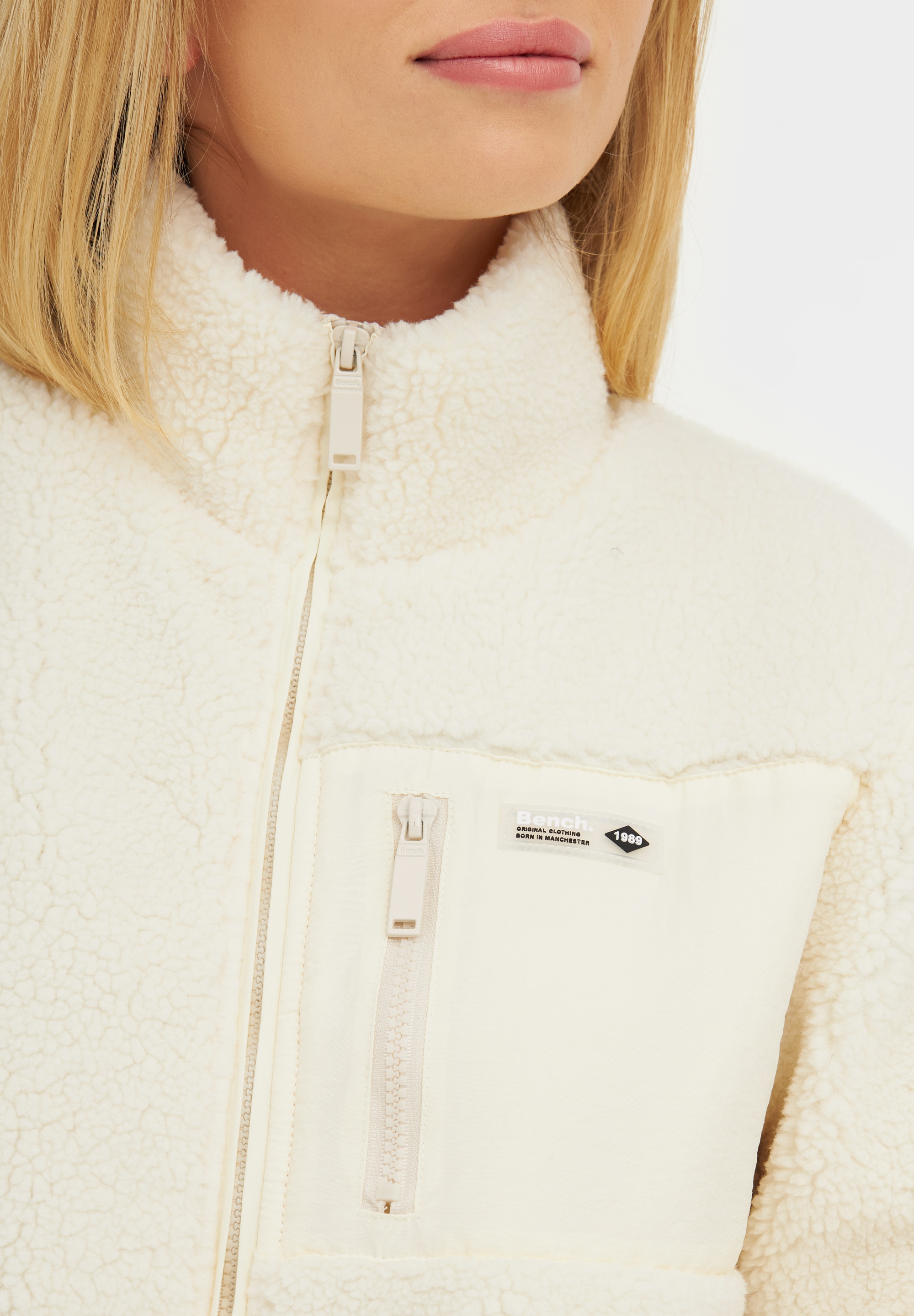 Bench. Fleecejacke »HENSLEY«, Teddyjacke in kuschelig weicher Haptik