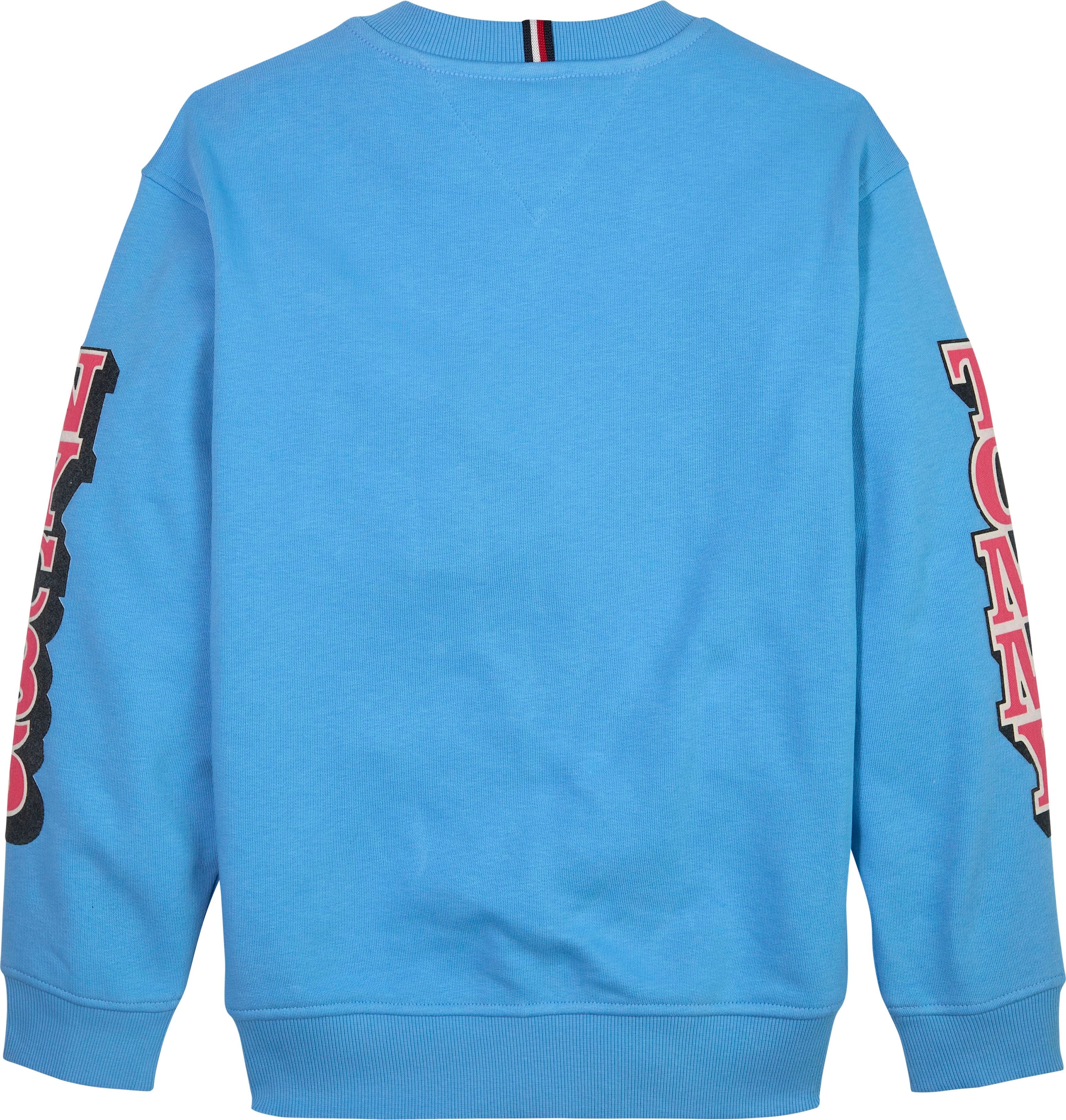 Tommy Hilfiger Sweatshirt »FUN LOGO SWEATSHIRT«, mit Print auf den Ärmeln