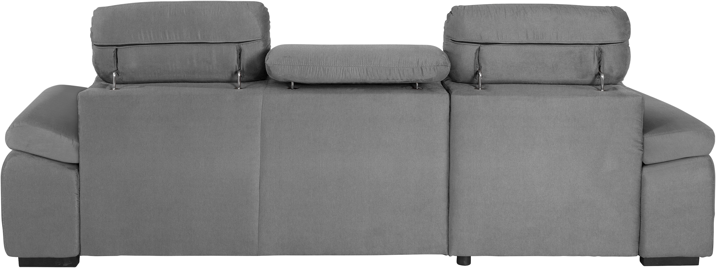 COTTA Ecksofa »Lola L-Form mit Kopfteilfunktion & Hocker«, (Set, mit Hocker), wahlweise mit Bettfunktion, Bettkasten & Armteilverstellung