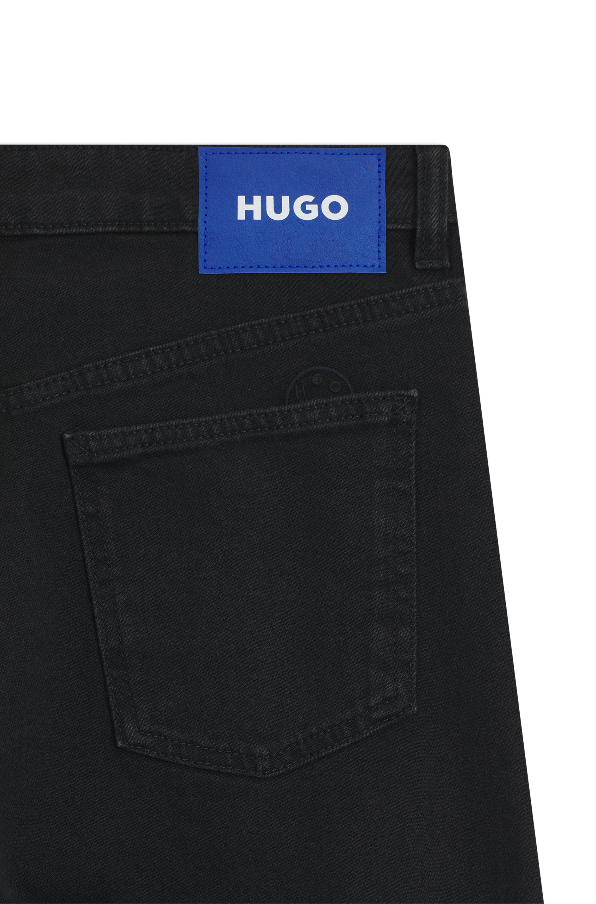 HUGO Blue Straight-Jeans »Elyah«, Straight Fit Jeans mit hoher Leibhöhe, Tall Länge 36