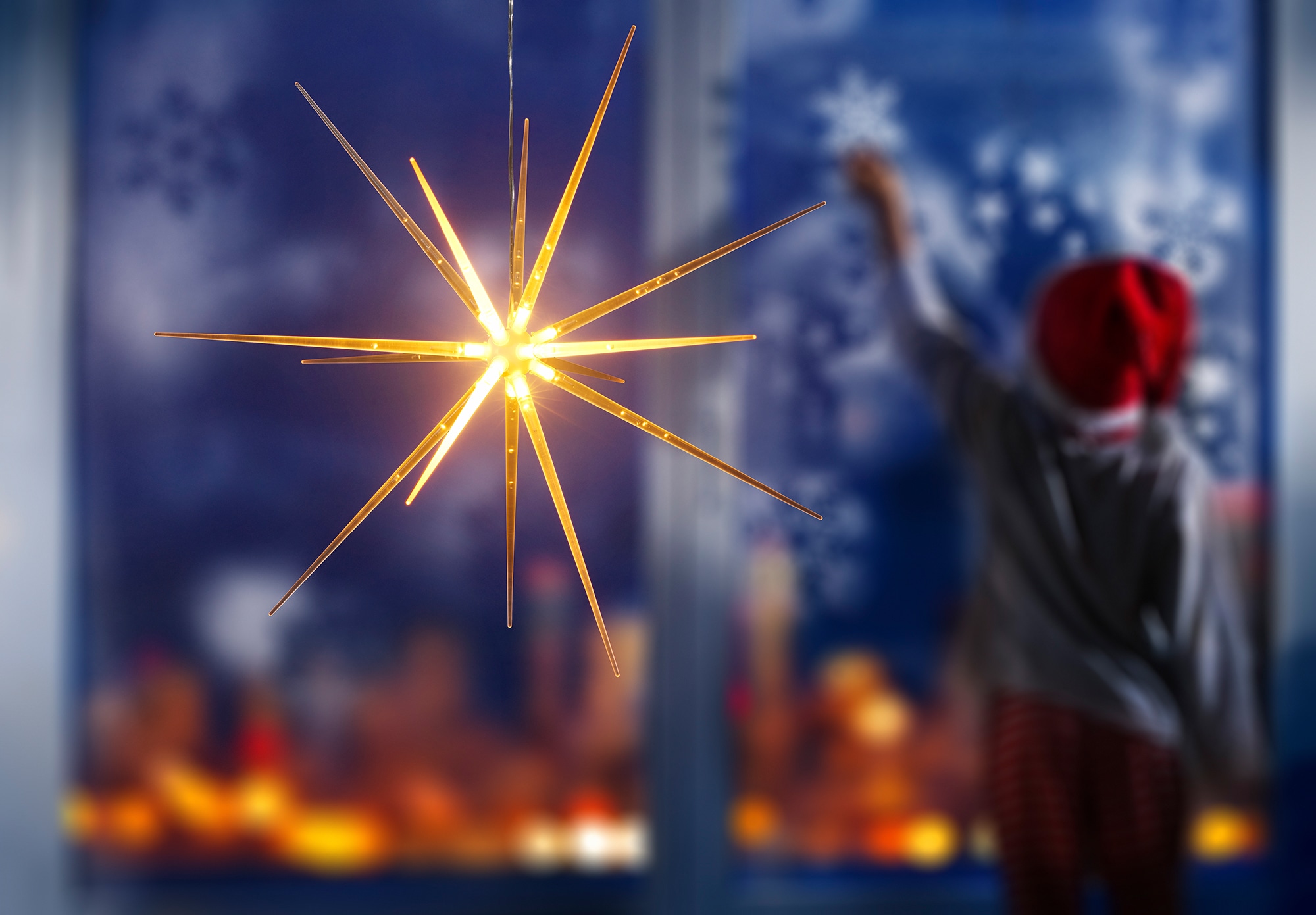 BONETTI LED Stern »Weihnachtsstern, Weihnachtsdeko aussen«, Ø ca. 51 cm je  Stern, mit 8 verschiedenen Leuchtfunktionen online kaufen | mit 3 Jahren  XXL Garantie | Beleuchtete Weihnachtssterne