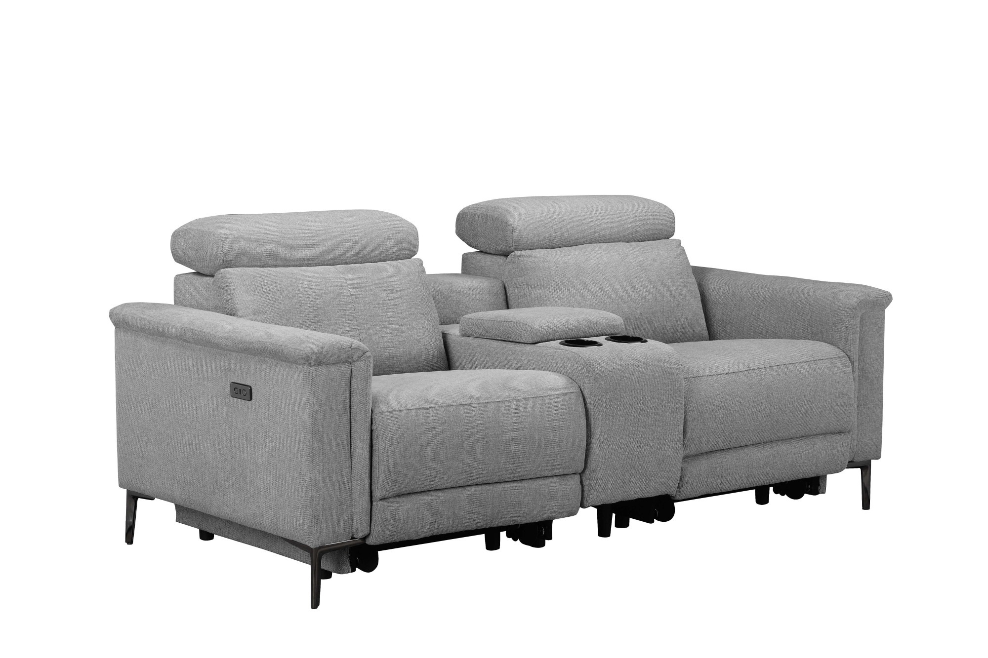 Places of Style 2-Sitzer »Lund, 2er-Kinosofa, TV-Sessel, Multimedia-Sofa, USB-A,«, m. elektrischer o. manueller Relaxfunktion, Getränkehalter u. Staufach
