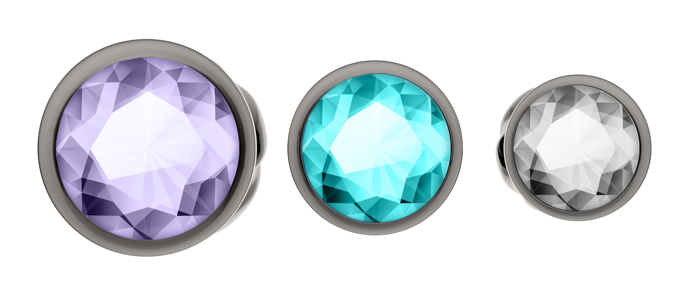 ANOS Anal-Stimulator »Analplug-Set Metal Butt Plug Set« ()