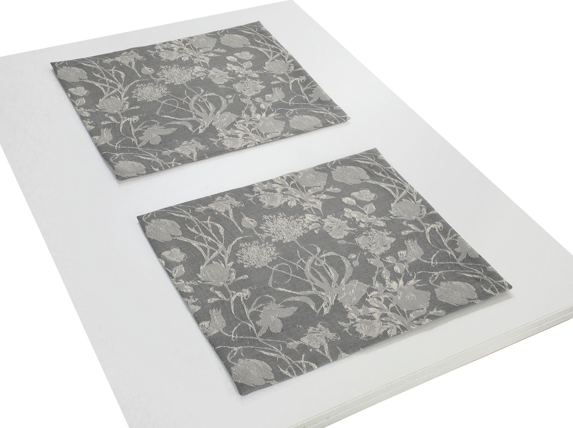 Adam Platzset "Flower Cuveé Light" GOTS organic,zertifiziert durch CERES 0242,Made in Germany
