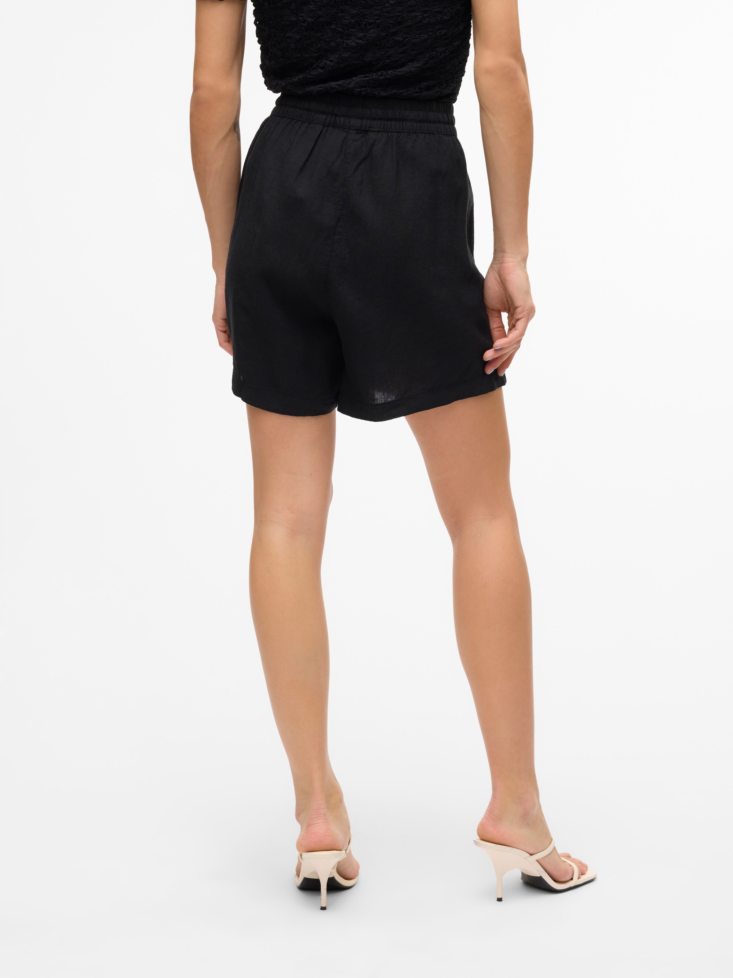 Vero Moda Shorts »VMLINN LINEN SHORTS WVN NOOS«, mit Leinen