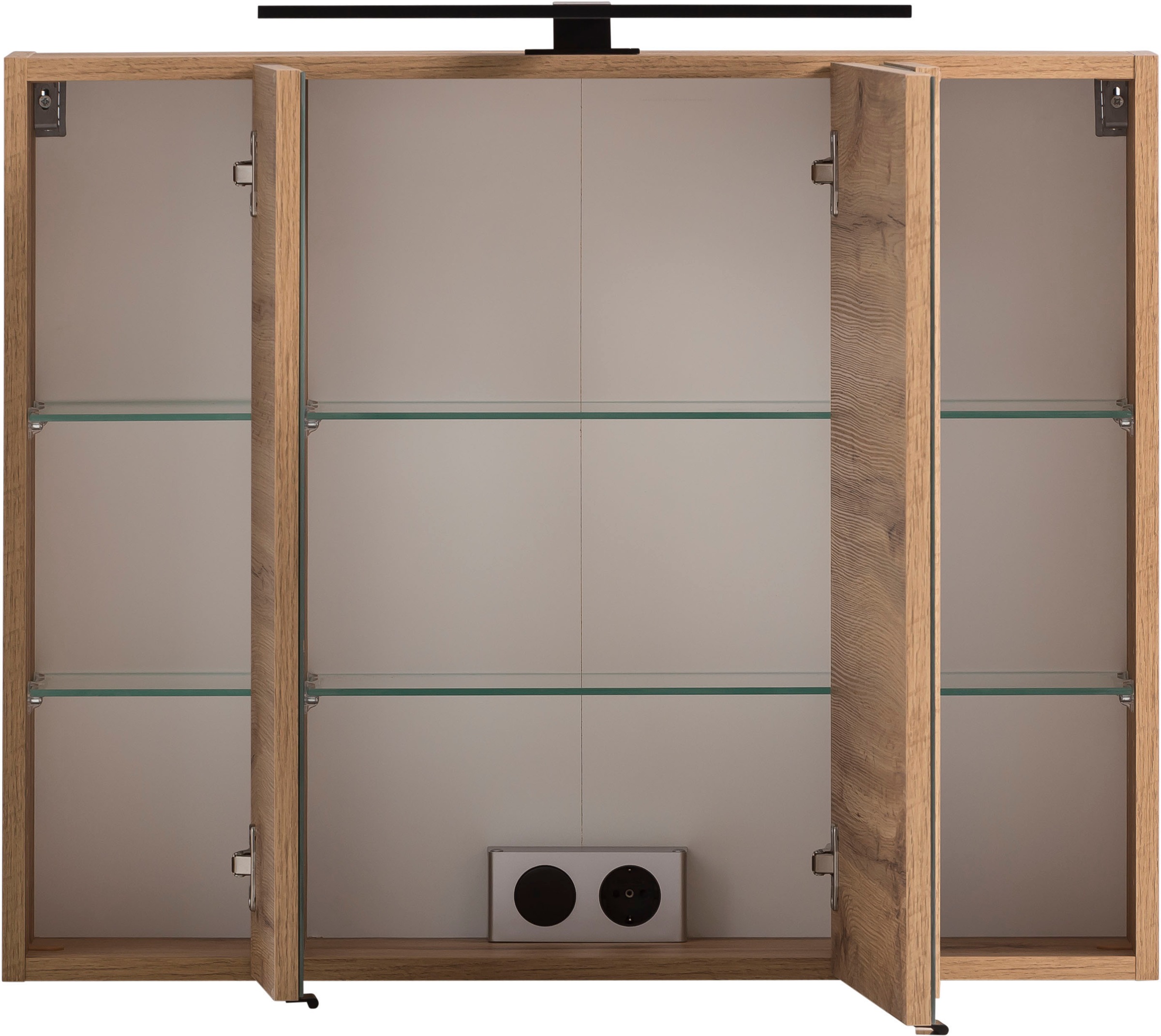welltime Spiegelschrank »Lana«, Badmöbel, 80 cm breit