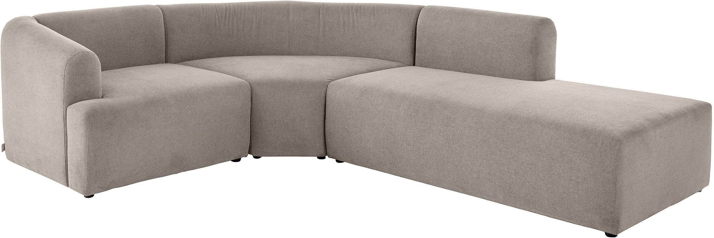 LeGer Home by Lena Gercke Ecksofa »LYZA L-Form links/rechts, Modularsofa, Maße B/T/H: 211/267/74 cm«, als Modul oder separat verwendbar, für individuelle Zusammenstellung