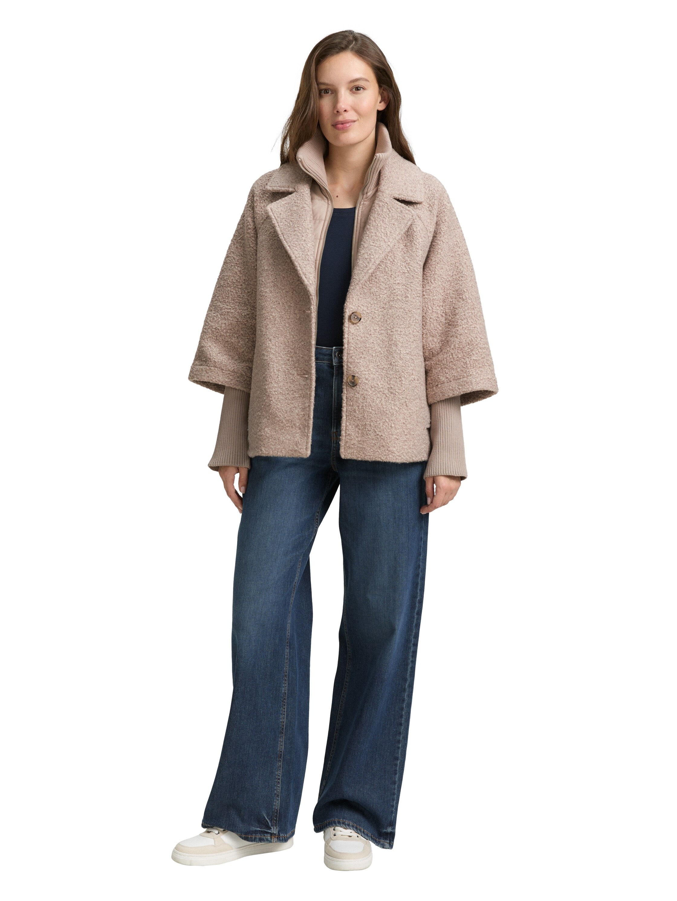 TOM TAILOR Outdoorjacke, im 2-in-1-Look