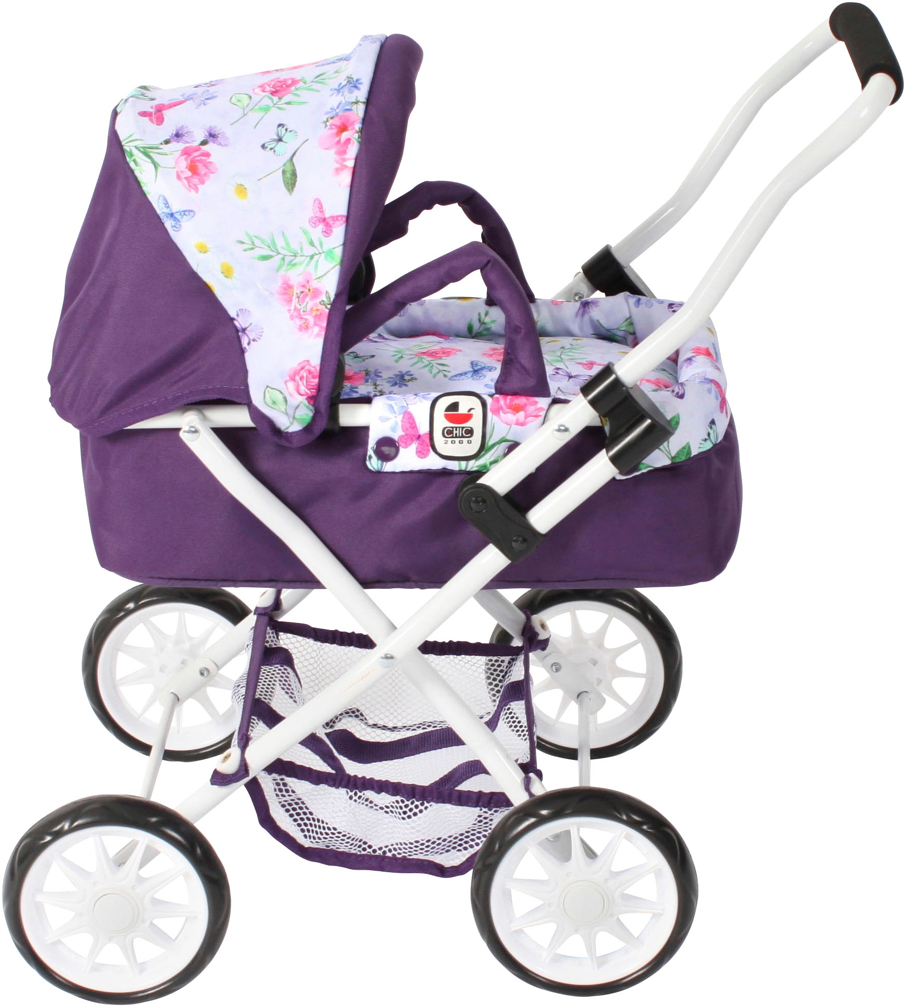 CHIC2000 Puppenwagen »Smarty, Flowers lila«