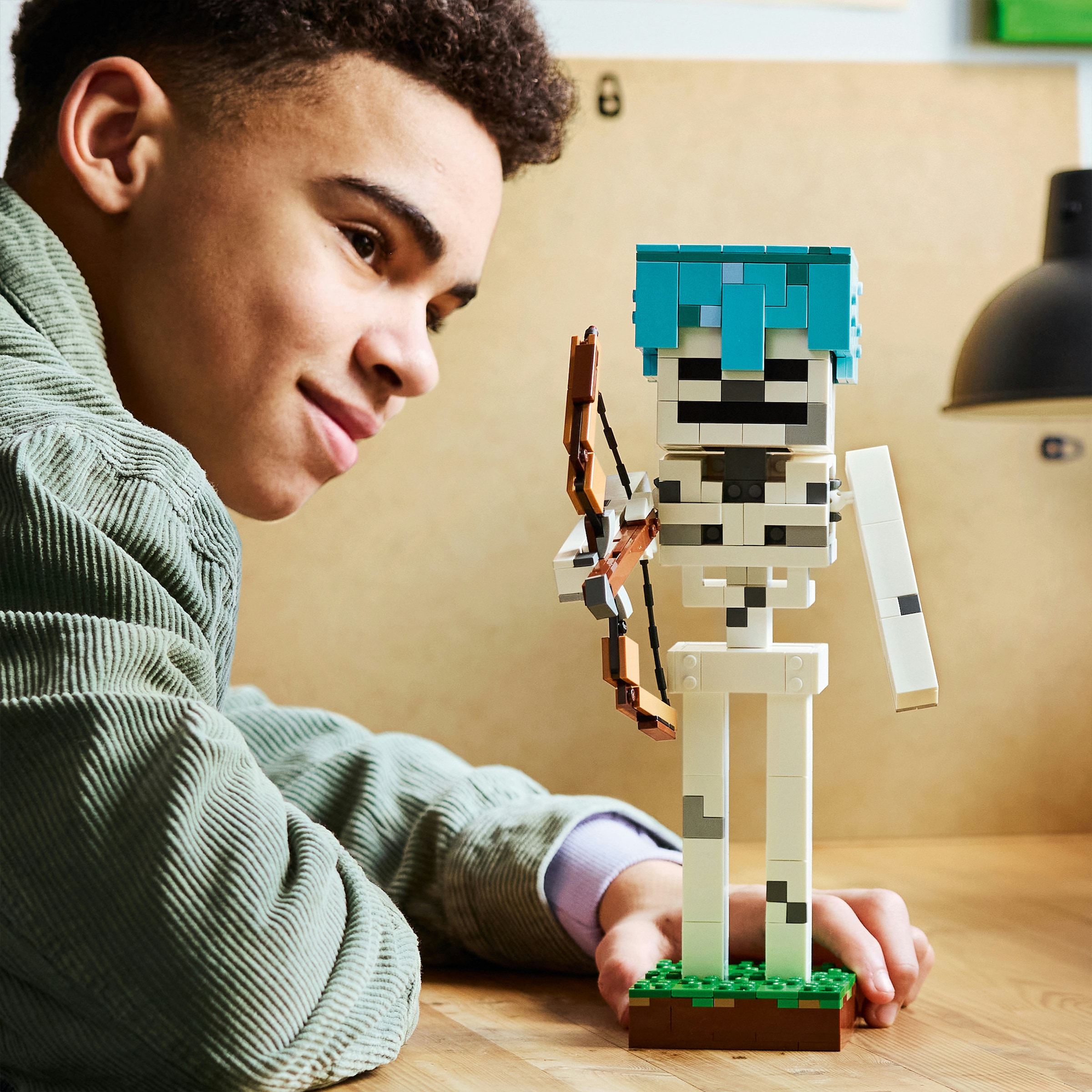 LEGO® Konstruktionsspielsteine »Das Skelett (21594), LEGO Minecraft« Made in Europe
