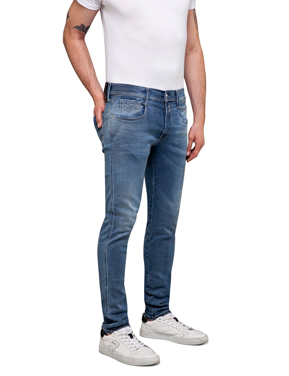 Replay Slim-fit-Jeans »ANBASS HYPERFLEX BIO« mit Stretch-Anteil