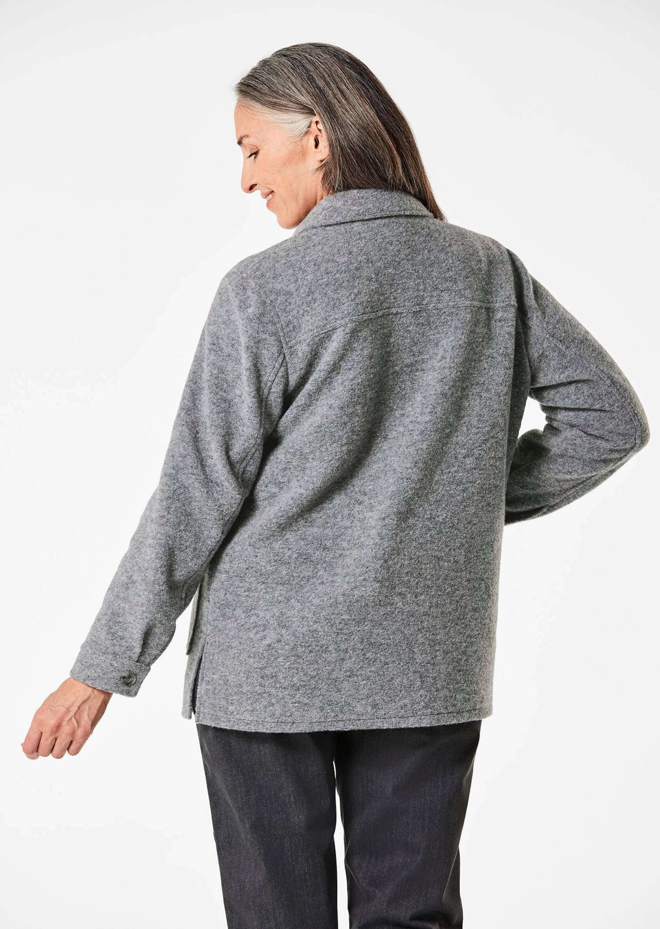 GOLDNER Sommerjacke »Kurzgröße Hemdjacke mit Wollanteil«