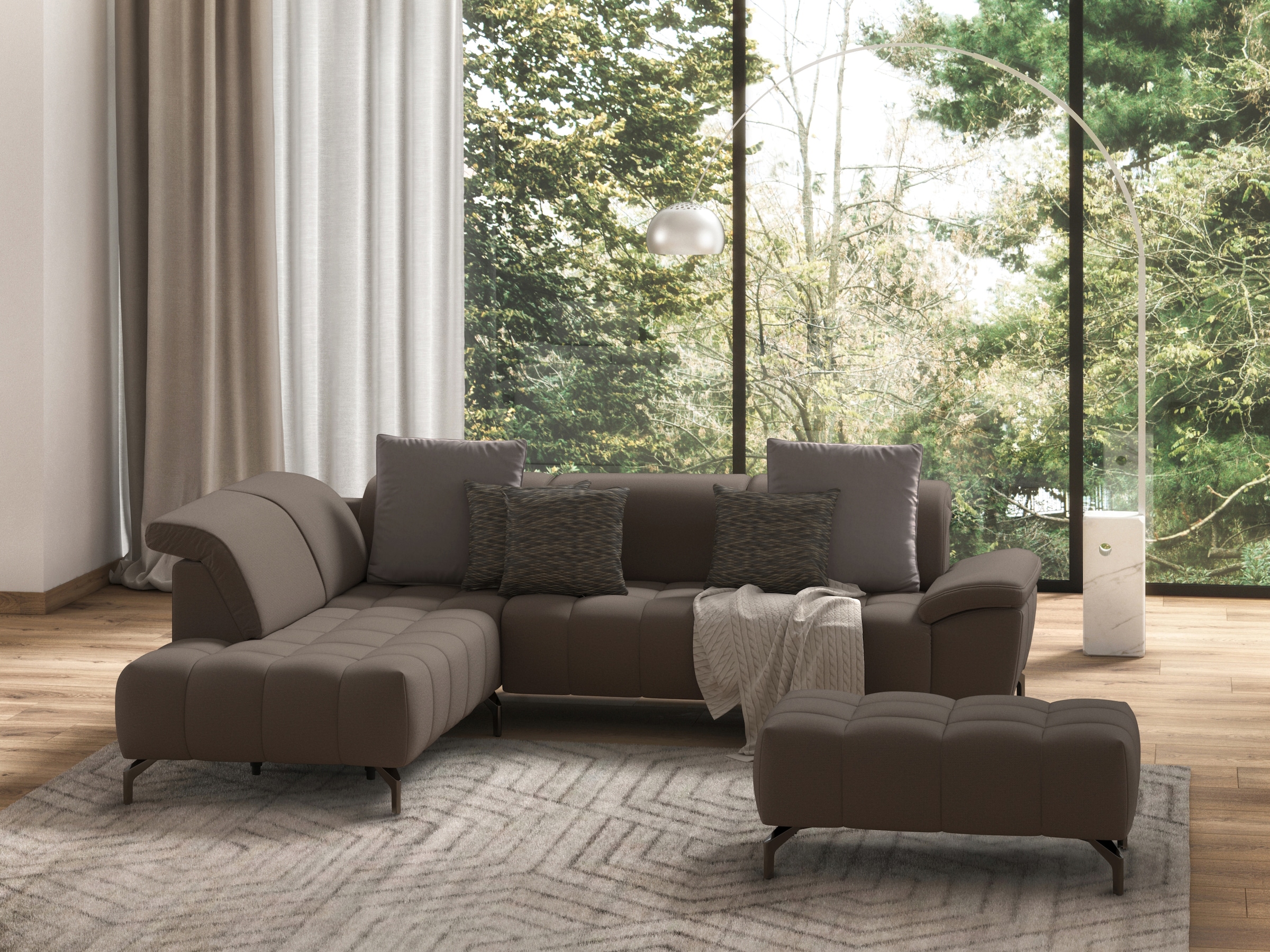sit&more Hocker »Cool«, mit schwarzen Füßen
