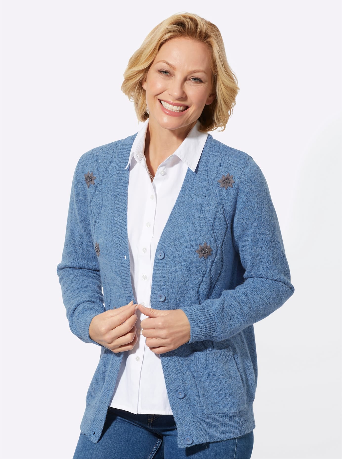 Classic Basics Strickjacke