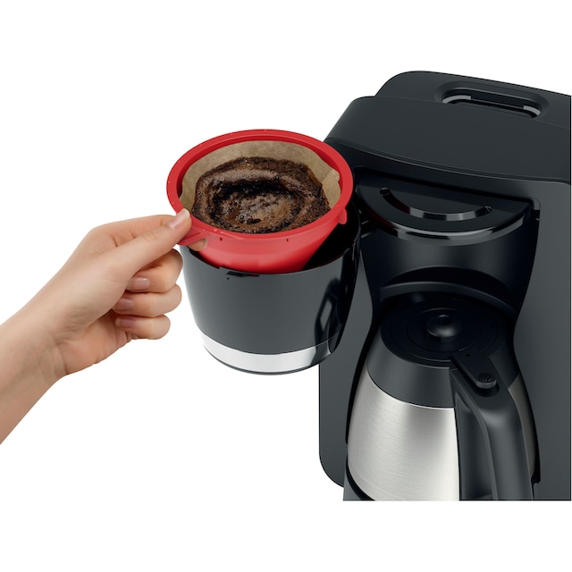 BOSCH Filterkaffeemaschine »MyMoment TKA6M273«, 1,1 l Kaffeekanne,  Papierfilter, 1x4, für 8-12 Tassen, Aroma intense,  Entkalkungsprogramm,Thermokanne,1200 W mit 3 Jahren XXL Garantie