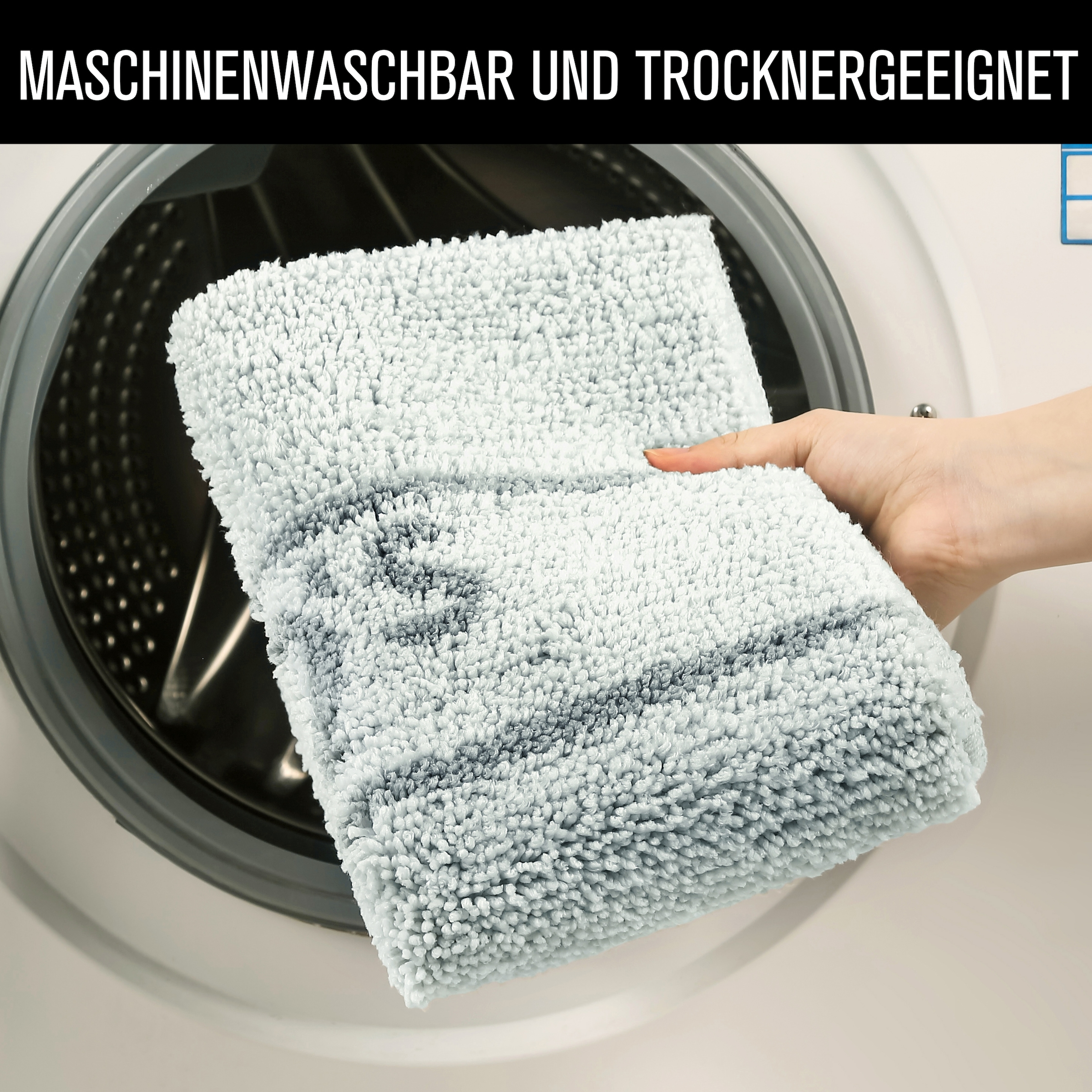 s.Oliver Badematte »Allie, Badvorleger, Badezimmer Teppich, Duschvorleger« Höhe 10 mm rutschhemmend beschichtet schnell trocknend | strapazierfähig Badteppich, weiche Haptik, unifarben mit s.Oliver Schriftzug