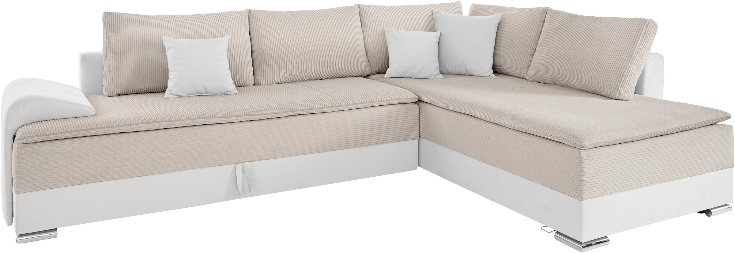 INOSIGN Ecksofa »Night & Day L-Form«, mit Boxspring Bettfunktion 180x200 cm, Dauerschläfer