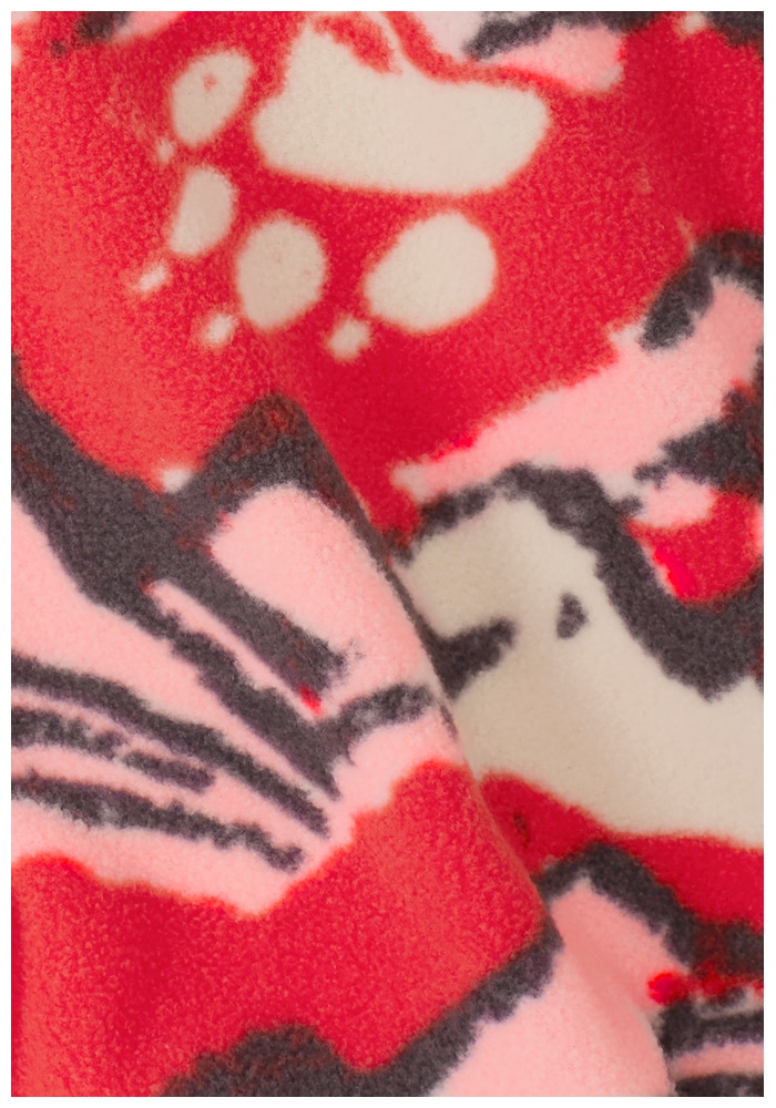 Jack Wolfskin Strickfleece-Pullover »PAW ERA 100 PRINT HZ W« aus Strickfleece, mit halbem Reißverschluss, mit Rundhalsausschnitt