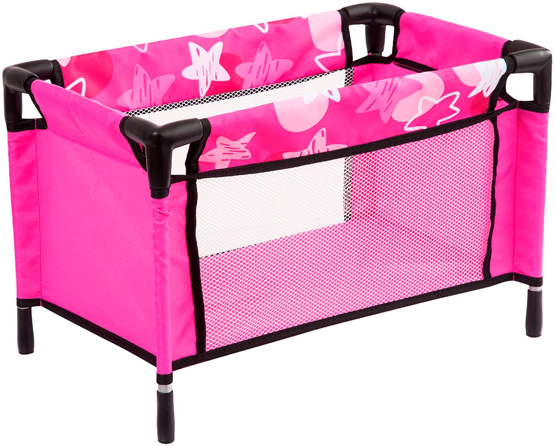 Bayer Puppenwagen »Cosy Set, pink«, mit Puppenreisebett und Wickeltasche