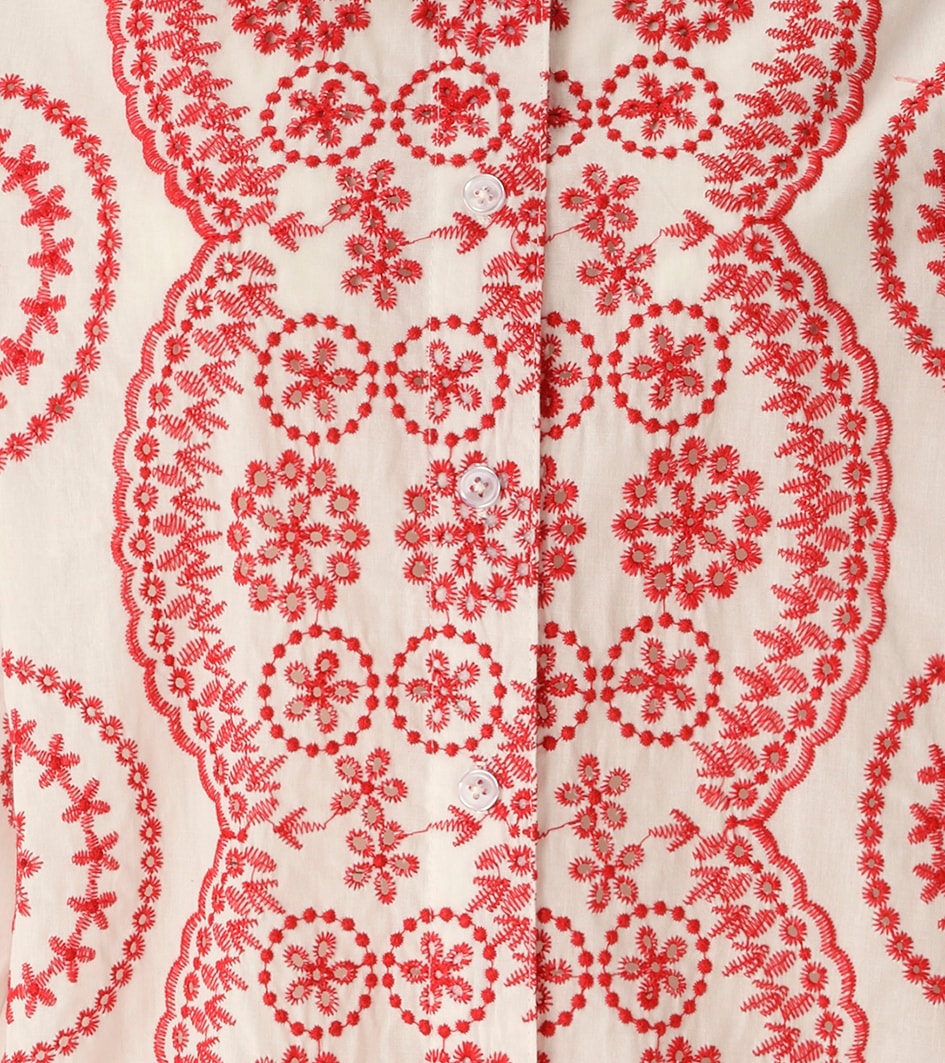 Aniston CASUAL Hemdbluse mit Lochmuster und Stickereien aufwändig verziert - NEUE KOLLEKTION