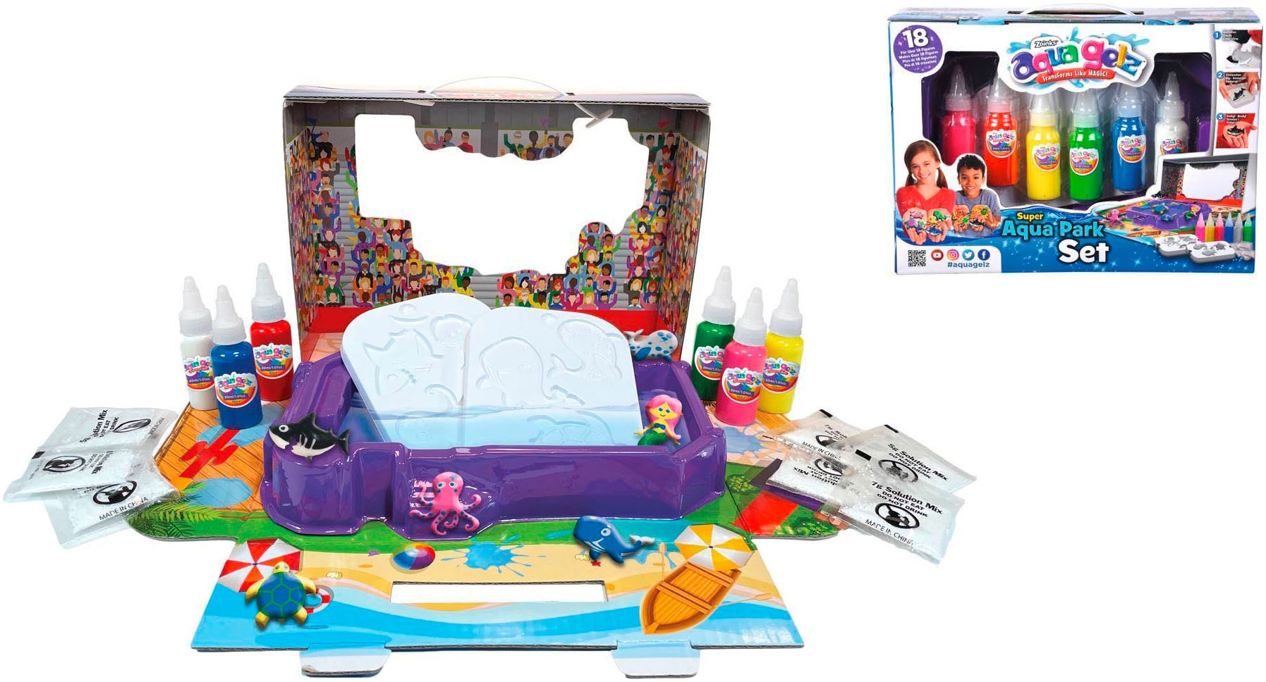 SIMBA Kreativset »Aqua Gelz Aqua Park Spielset«
