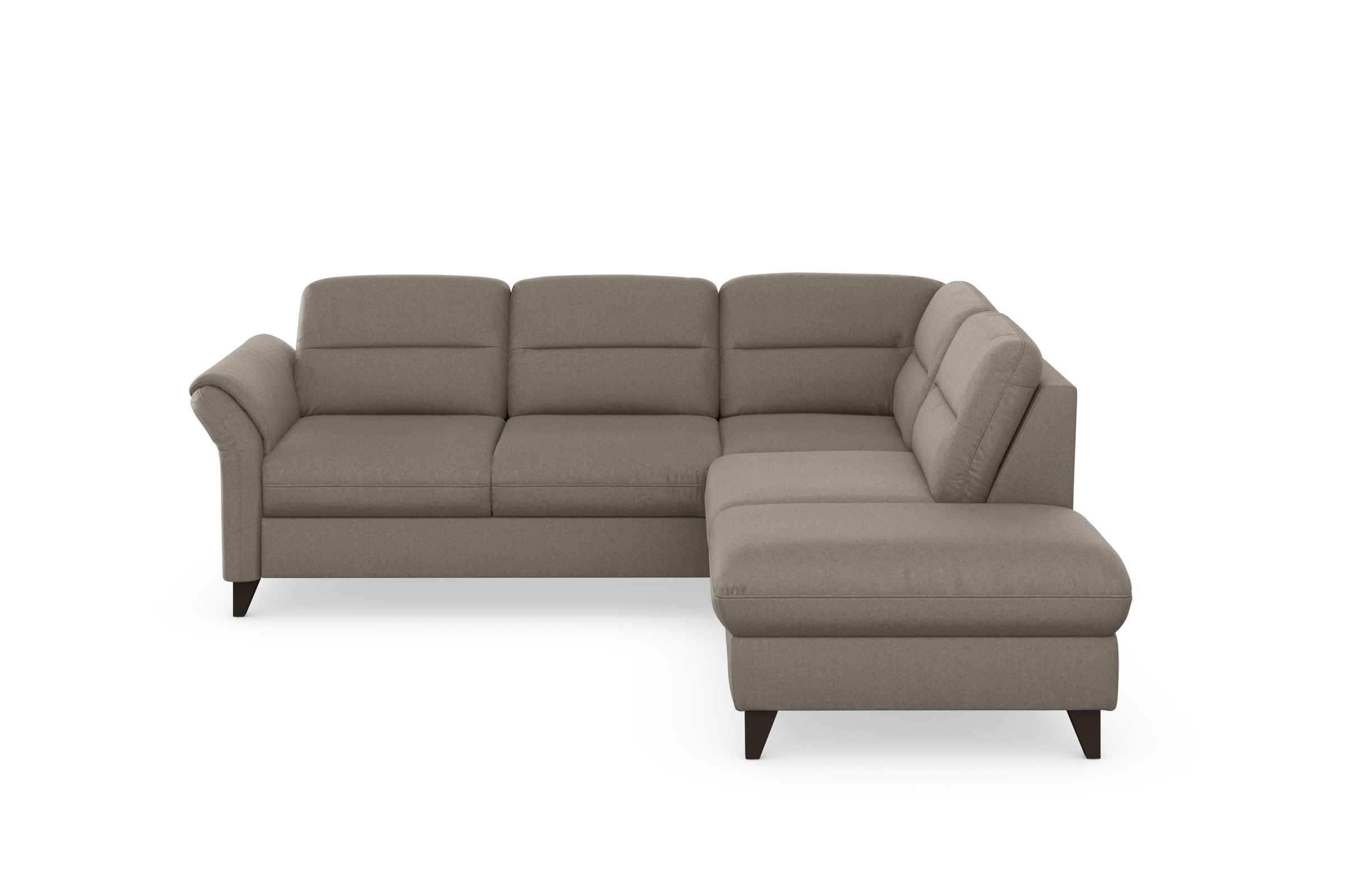sit&more Ecksofa »Mellum L-Form«, Federkern, wahlweise mit Bettfunktion, Stauraum und Armteilfunktion