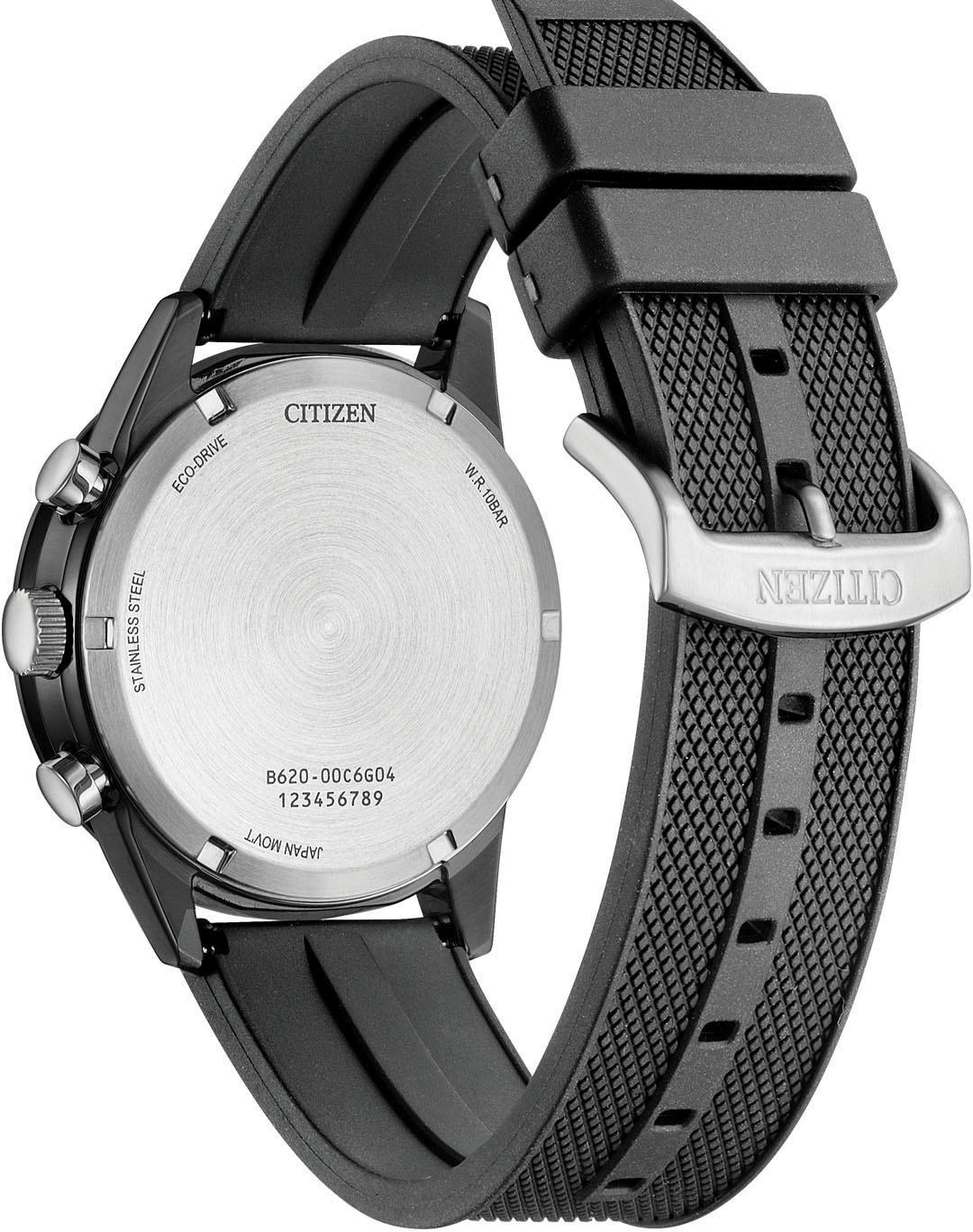 Citizen Chronograph Armbanduhr, Solar, Herrenuhr, analog, Datum, Stoppfunktion, Eco-Drive