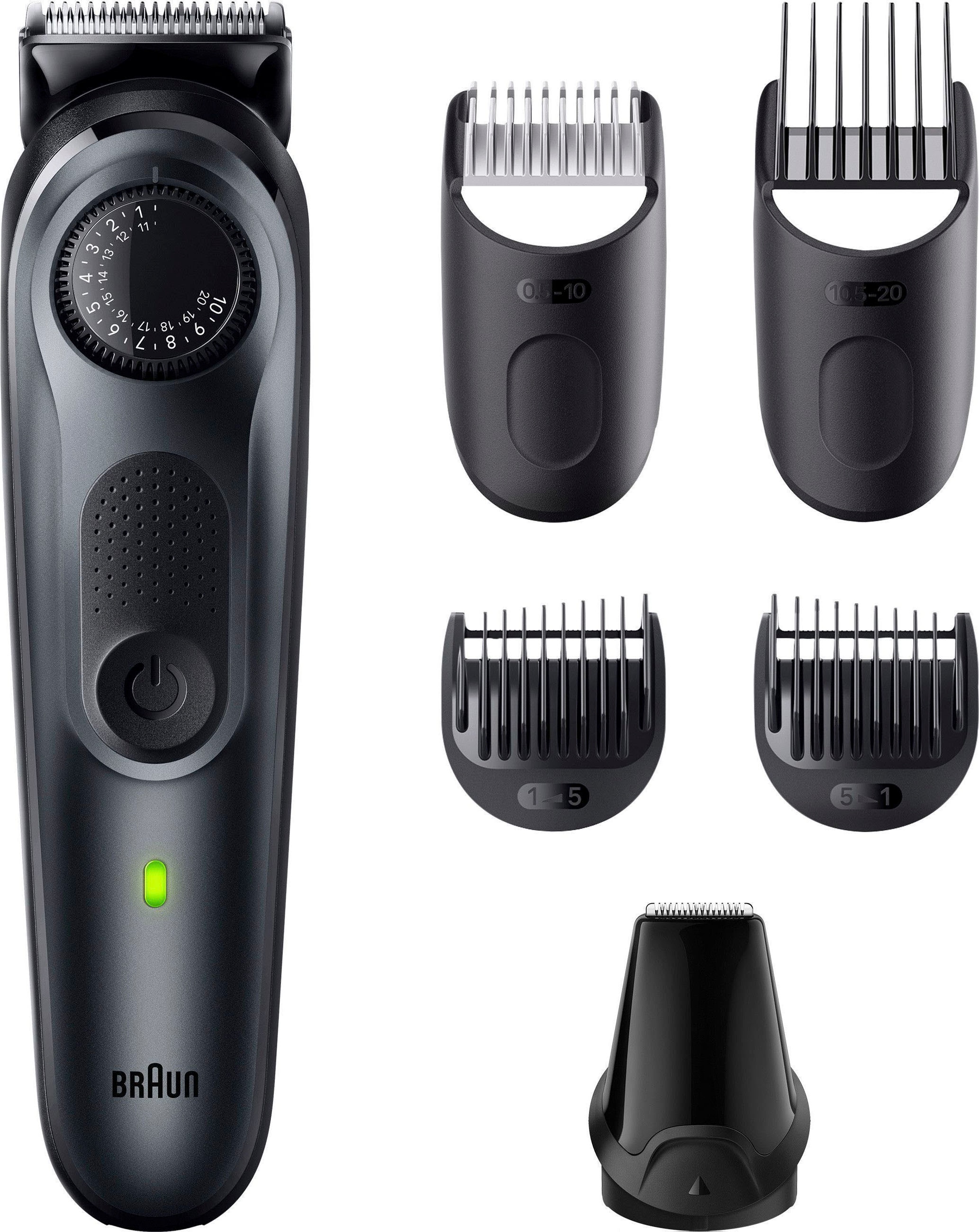 Braun Haarschneider »Barttrimmer BT5450«, 40 Einstellungen, Wasserdicht mit  3 Jahren XXL Garantie