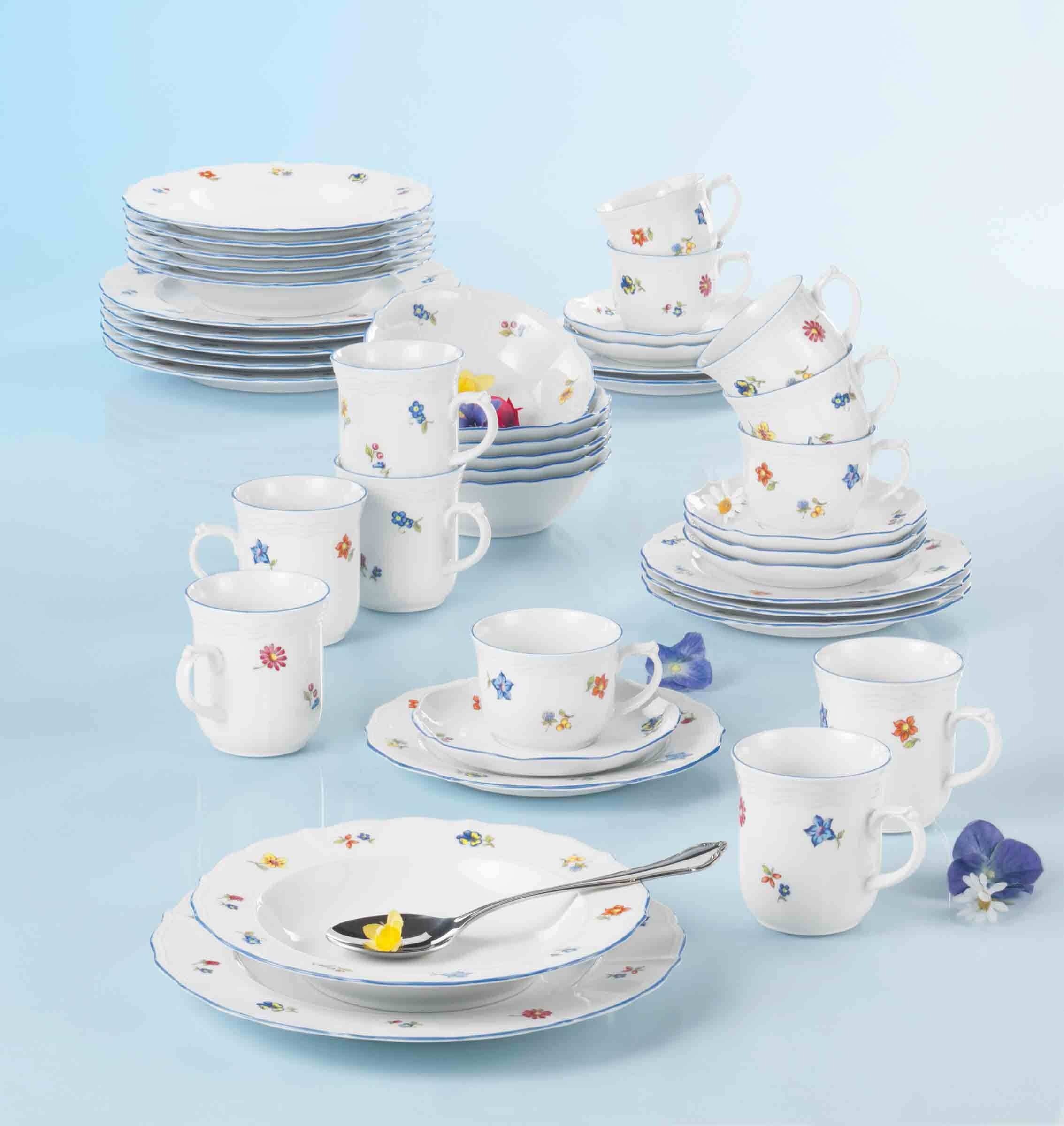 Seltmann Weiden Frühstücksteller »Frühstücksteller Sonate Nostalgie ø 20,1 cm weiß«