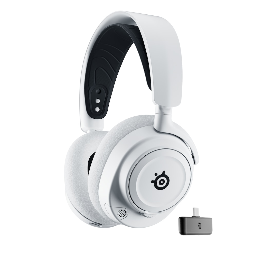 SteelSeries Gaming-Headset »Arctis Nova 7X White«, Noise-Cancelling