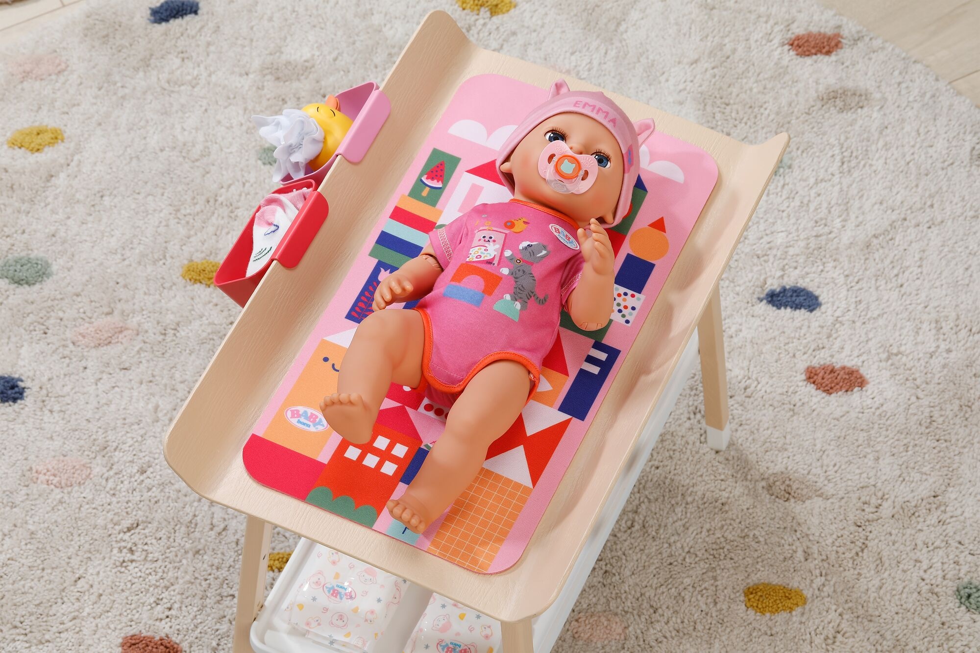 Baby Born Puppenwickeltisch »Wickeltisch« im Scandi-Design für 36 cm und 43 cm Puppen