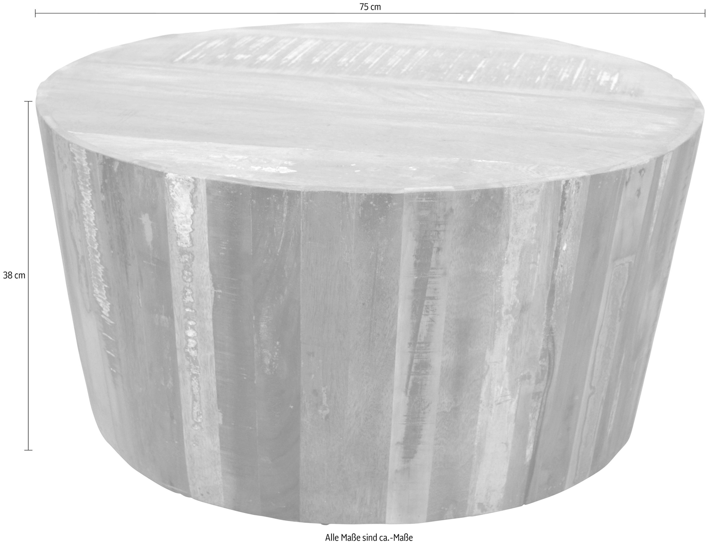 Home affaire Couchtisch in Riemchenoptik