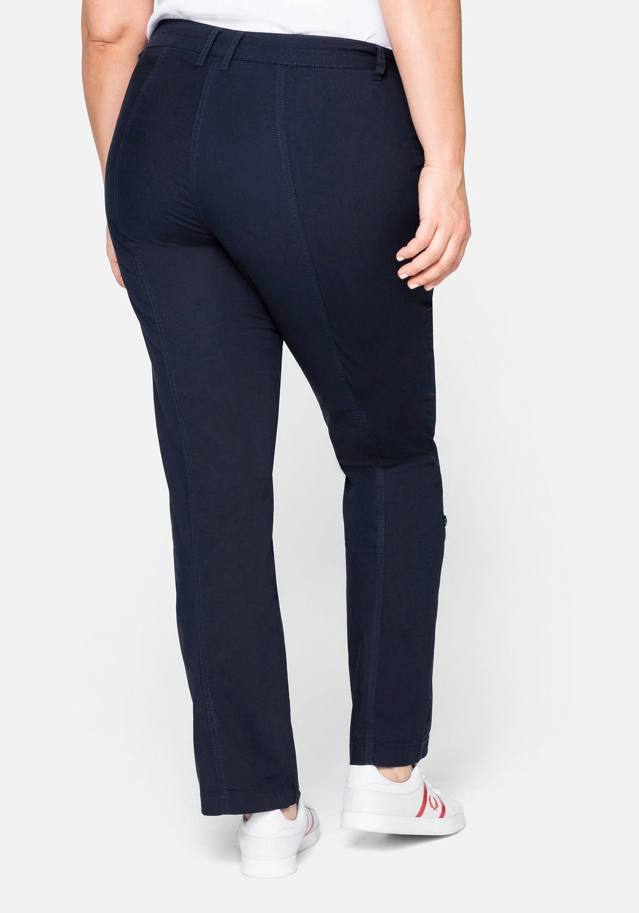 Sheego Cargohose »Hose Mit Krempelfunktion«