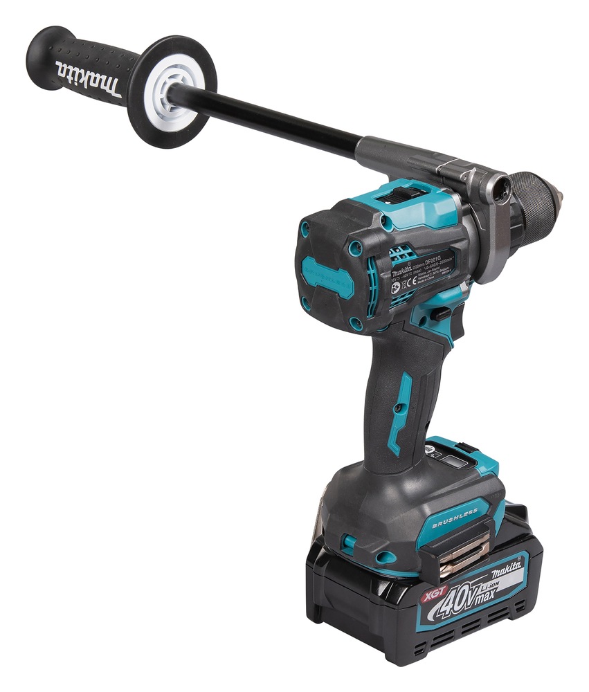 Makita Akku-Bohrschrauber »»DF001GD201««, (XGT, 40V max., 140 Nm, 0-2.600 min-1), Inkl. MAKPAC Größe 3, Schnellladegerät DC40RA und 2x BL4025 Akkus