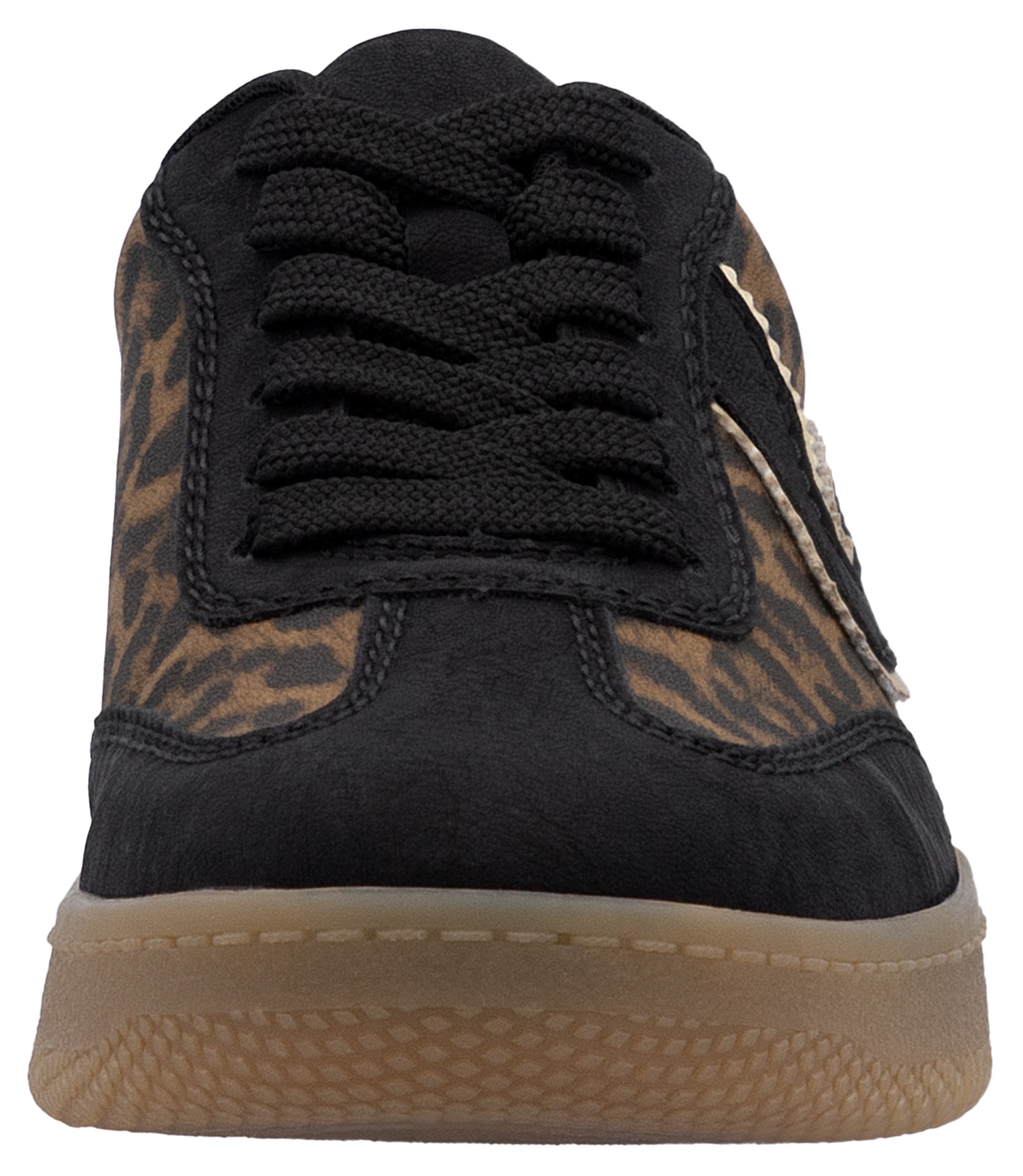 RIEKER Sport Plateausneaker, Freizeitschuh, Halbschuh, Schnürschuh in veganer Verarbeitung