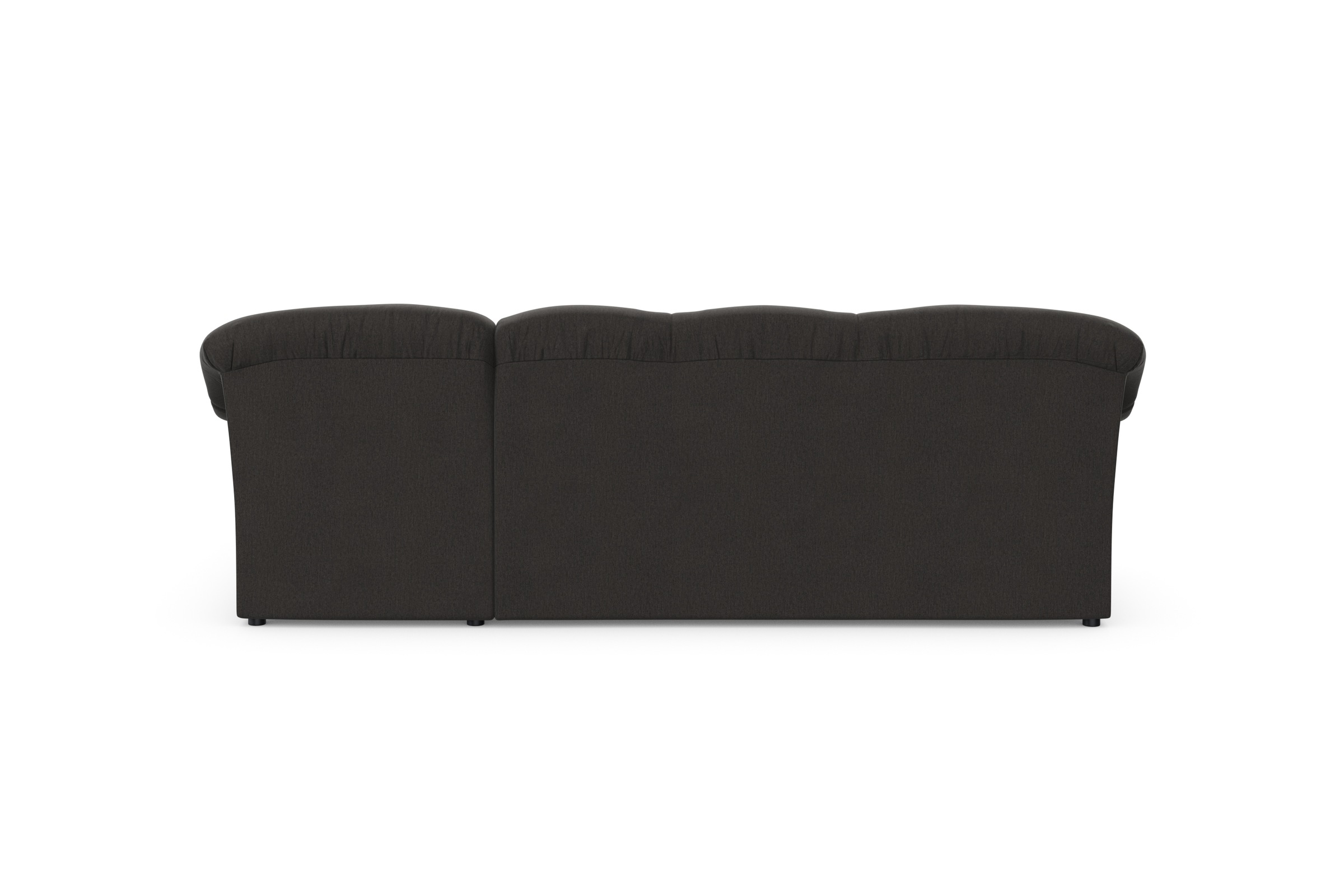 DOMO collection Ecksofa »Pegnitz, elegante Rückensteppung, kompakte Stellmaße 238/141cm, L-Form«, wahlweise mit Bettfunktion