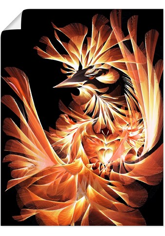 Artland Wandbild »Geburt des Feuervogels«, Animal Fantasy, (1 St.), als Alubild,... kaufen