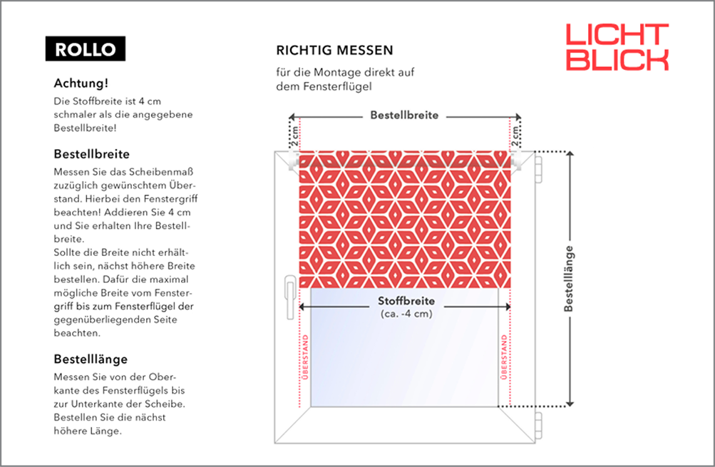 LICHTBLICK ORIGINAL Rollo »Klemmfix, ohne Bohren« verdunkelnd Blendschutz | Sichtschutz | Verdunkelung mit Bohren/ohne Bohren freihängend
