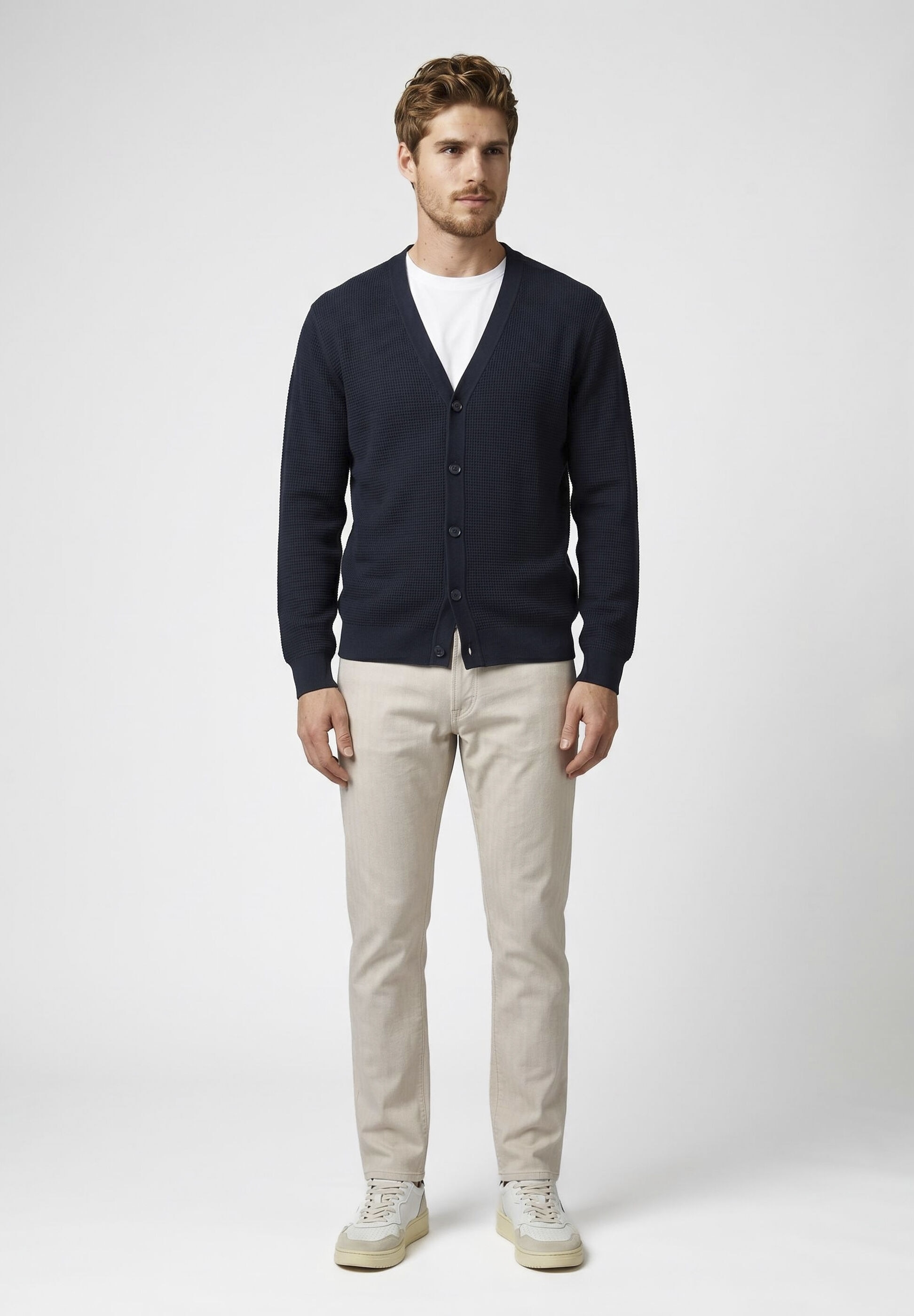 Pierre Cardin Strickjacke »Pierre Cardin Strickjacke« mit Knopfleiste